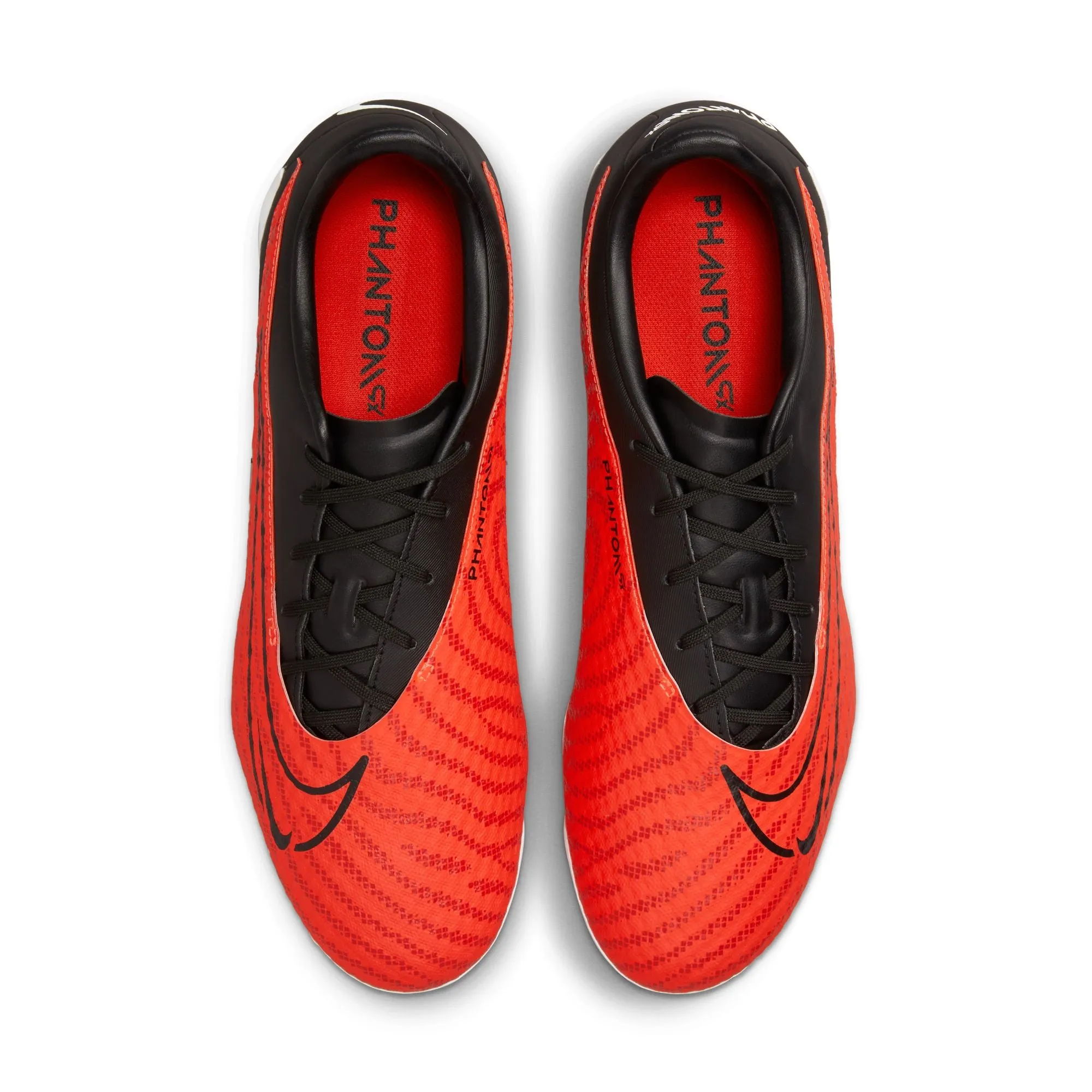 Nike Phantom GX Academy FG Firm Ground Soccer Cleats - Bright Crimson/Black/White