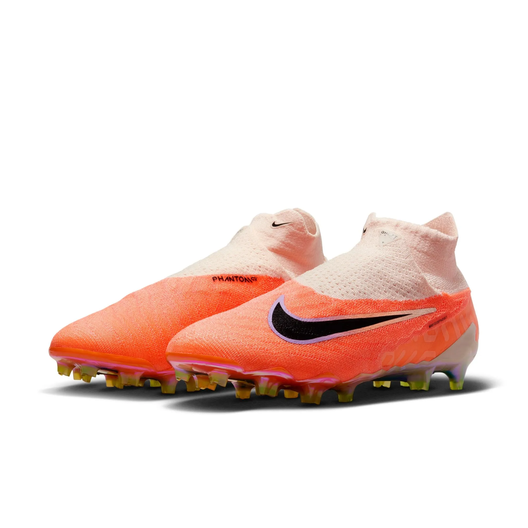 Nike Phantom GX Elite DF FG Firm Ground Soccer Cleat - Guava Ice/Black
