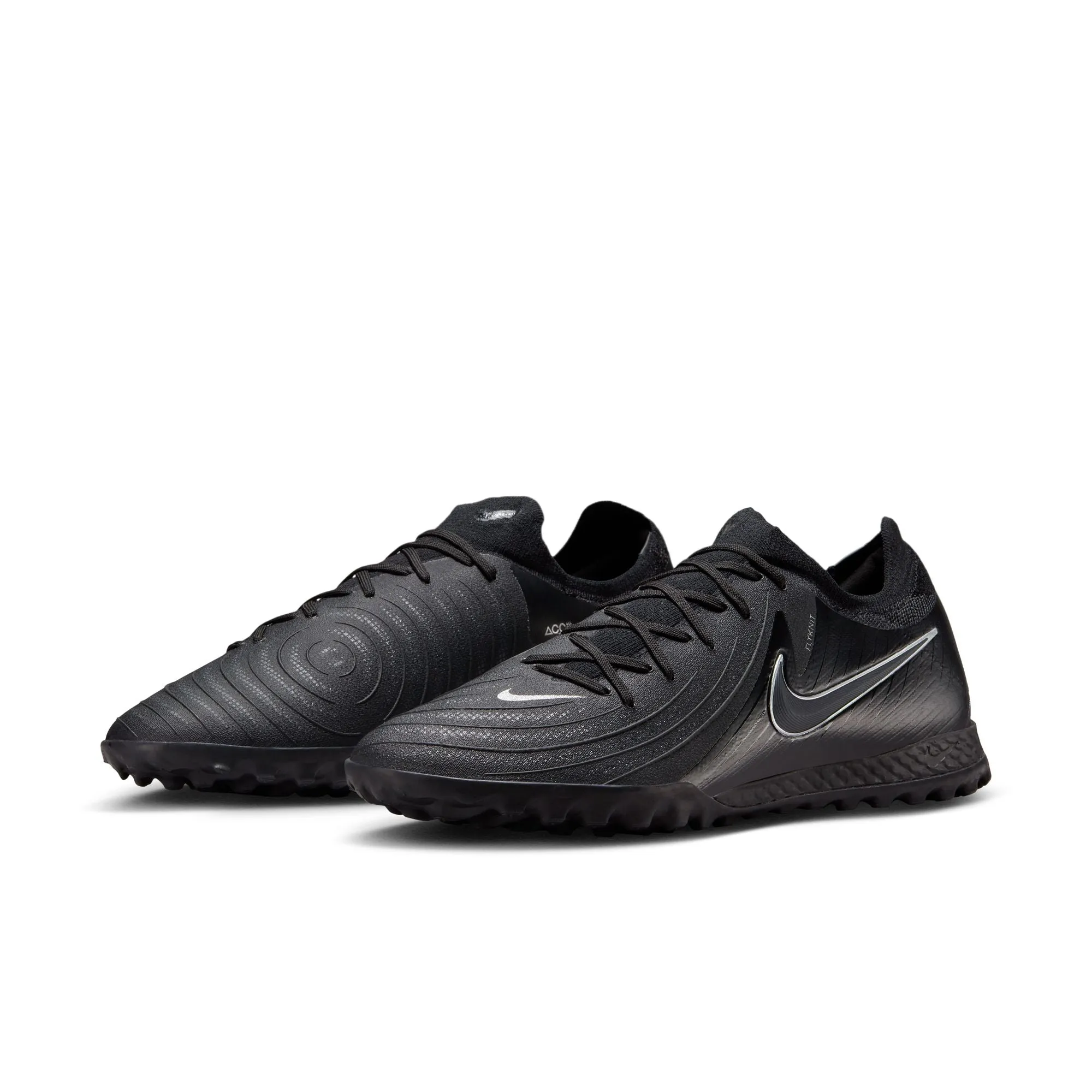 Nike Phantom GX II Pro Turf Soccer Cleats - Black/Black