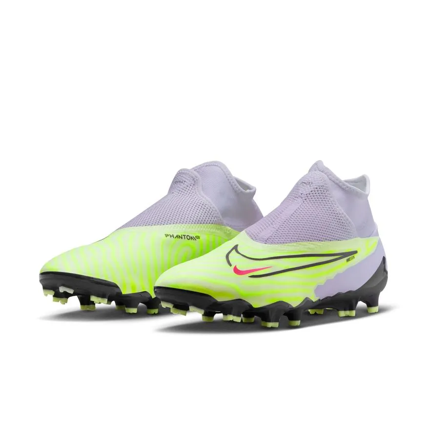 Nike Phantom GX Pro Dynamic Fit FG - BARELY VOLT/GRIDIRON-BARELY GRAPE