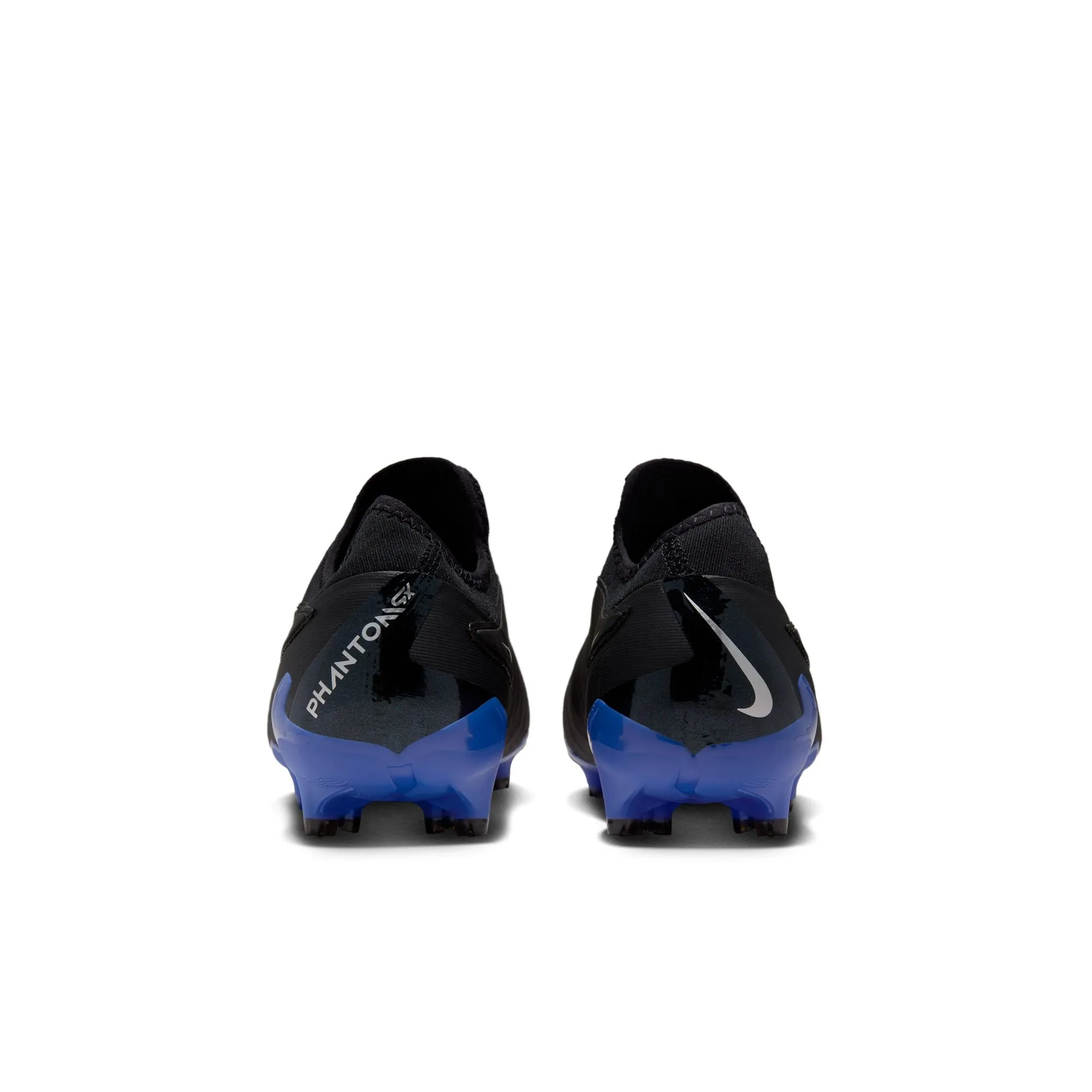 Nike Phantom GX Pro FG Firm Ground Soccer Cleats - Black/Chrome/Hyper Royal