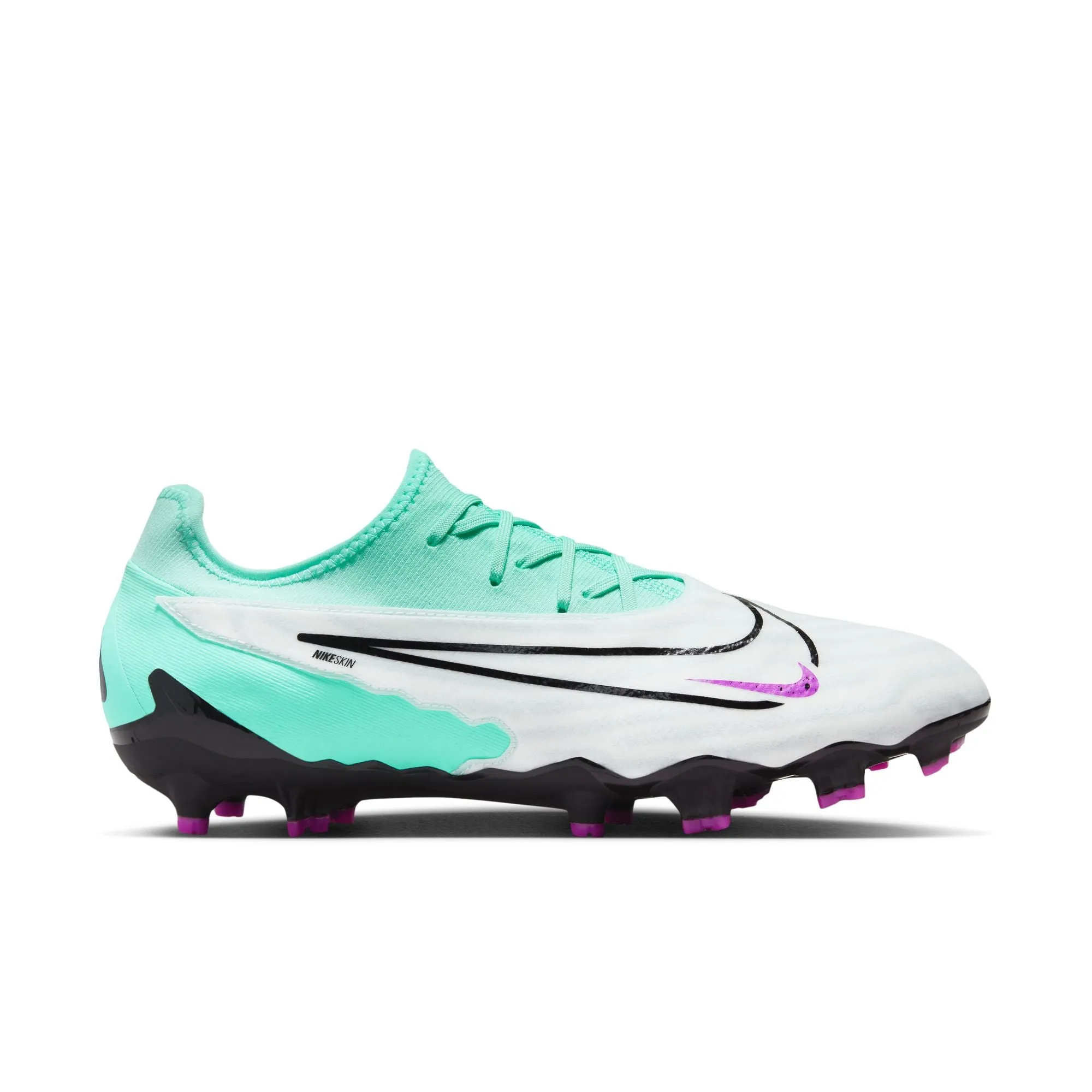 Nike Phantom GX Pro FG Firm Ground Soccer Cleats - Hyper Turquoise/Black/Fuchsia Dream/White