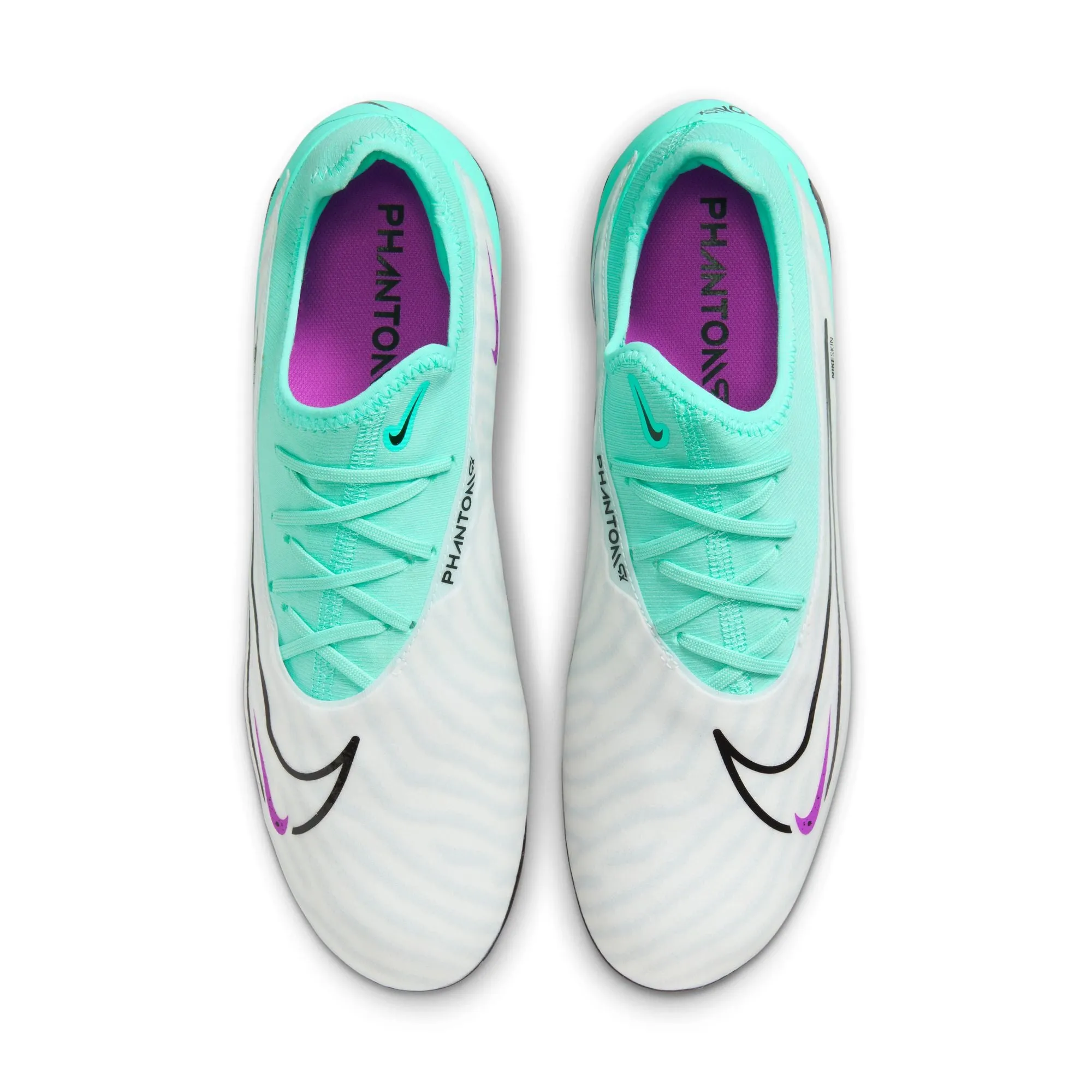 Nike Phantom GX Pro FG Firm Ground Soccer Cleats - Hyper Turquoise/Black/Fuchsia Dream/White