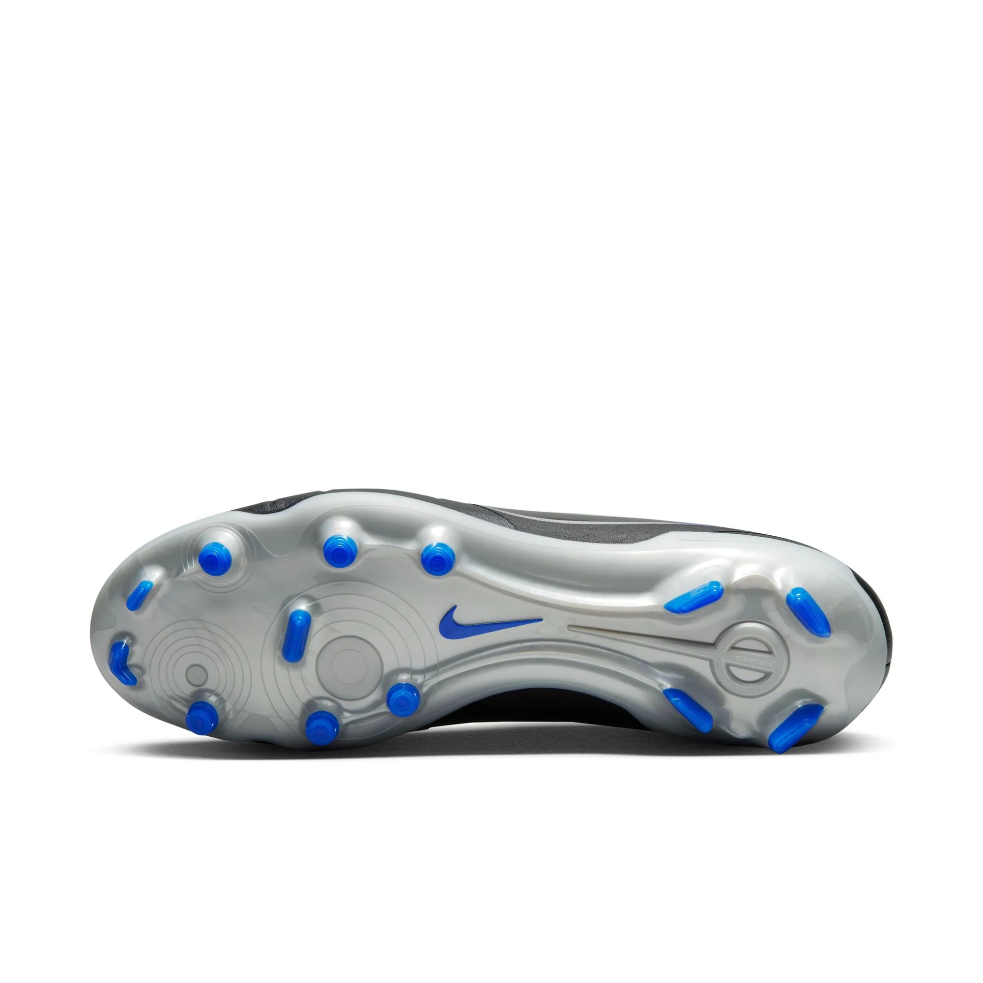 Nike Tiempo Legend 10 Academy FG/MG Soccer Cleat - Black/Chrome/Hyper Royal