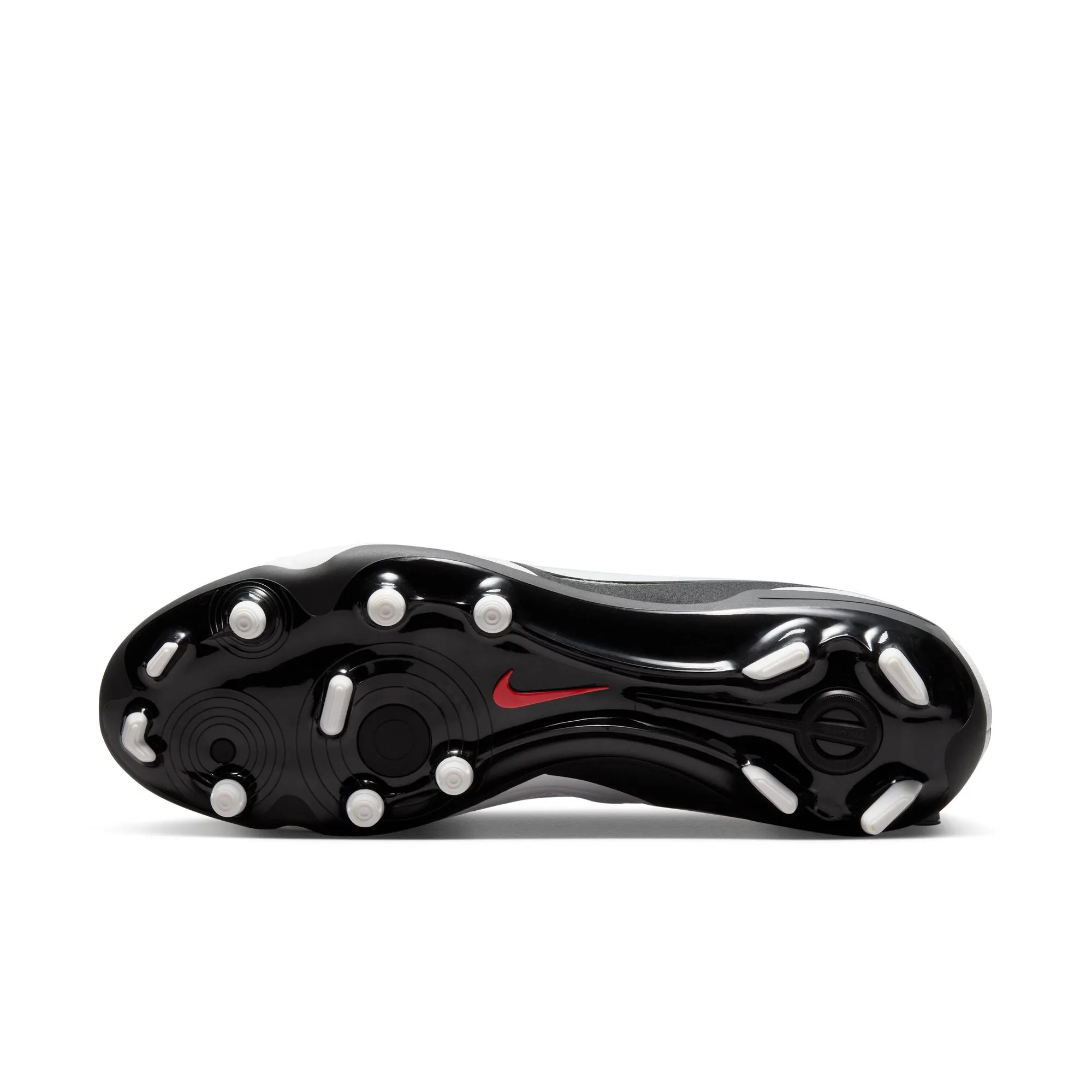 Nike Tiempo Legend 10 Academy FG/MG Soccer Cleat - White/Black/Bright Crimson