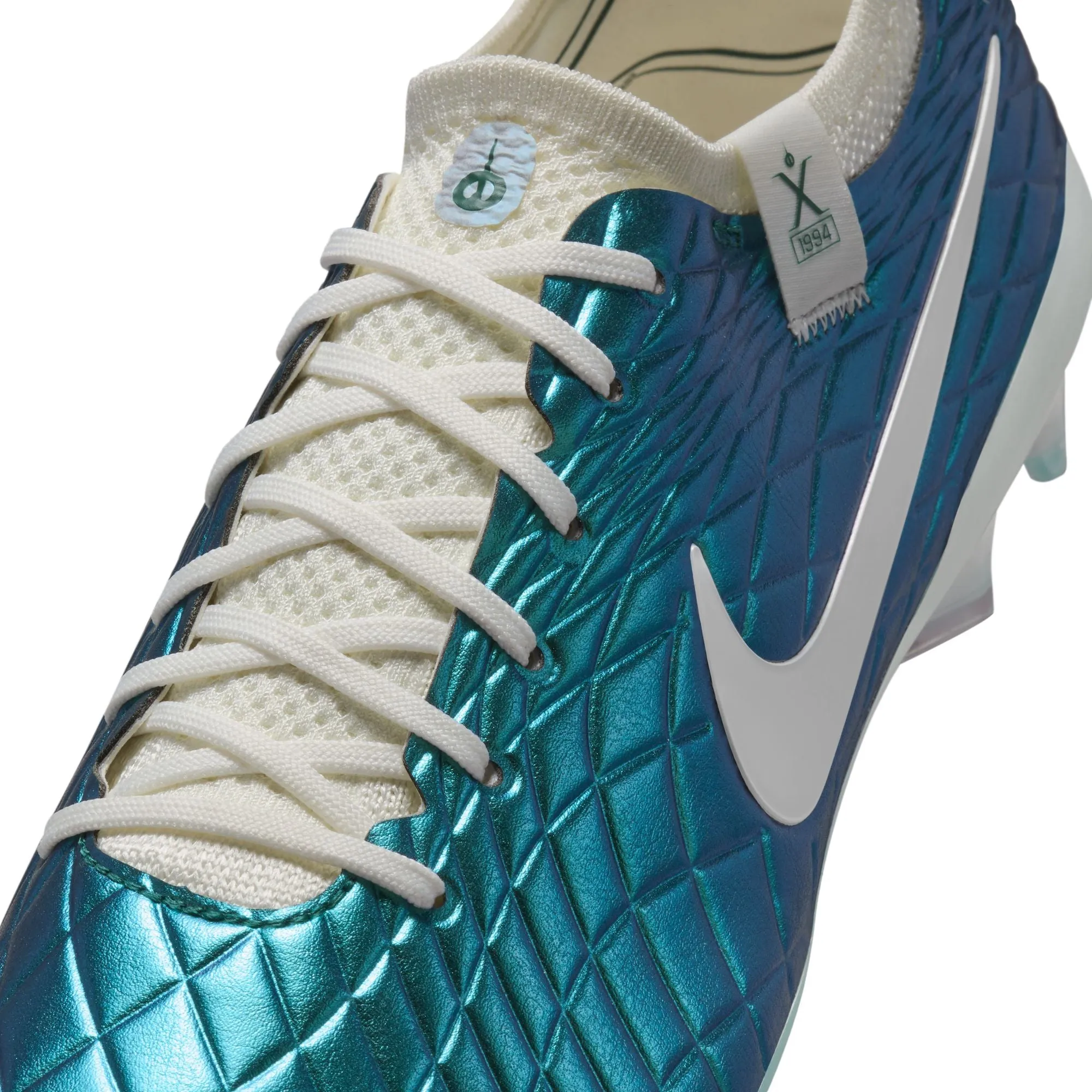 Nike Tiempo Legend 10 Elite FG 30 Year Firm Ground Soccer Cleat - Dark Atomic Teal/Sail