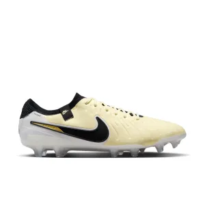 Nike Tiempo Legend 10 Elite FG Firm Ground Soccer Cleat - Lemonade/Black/Metallic Gold