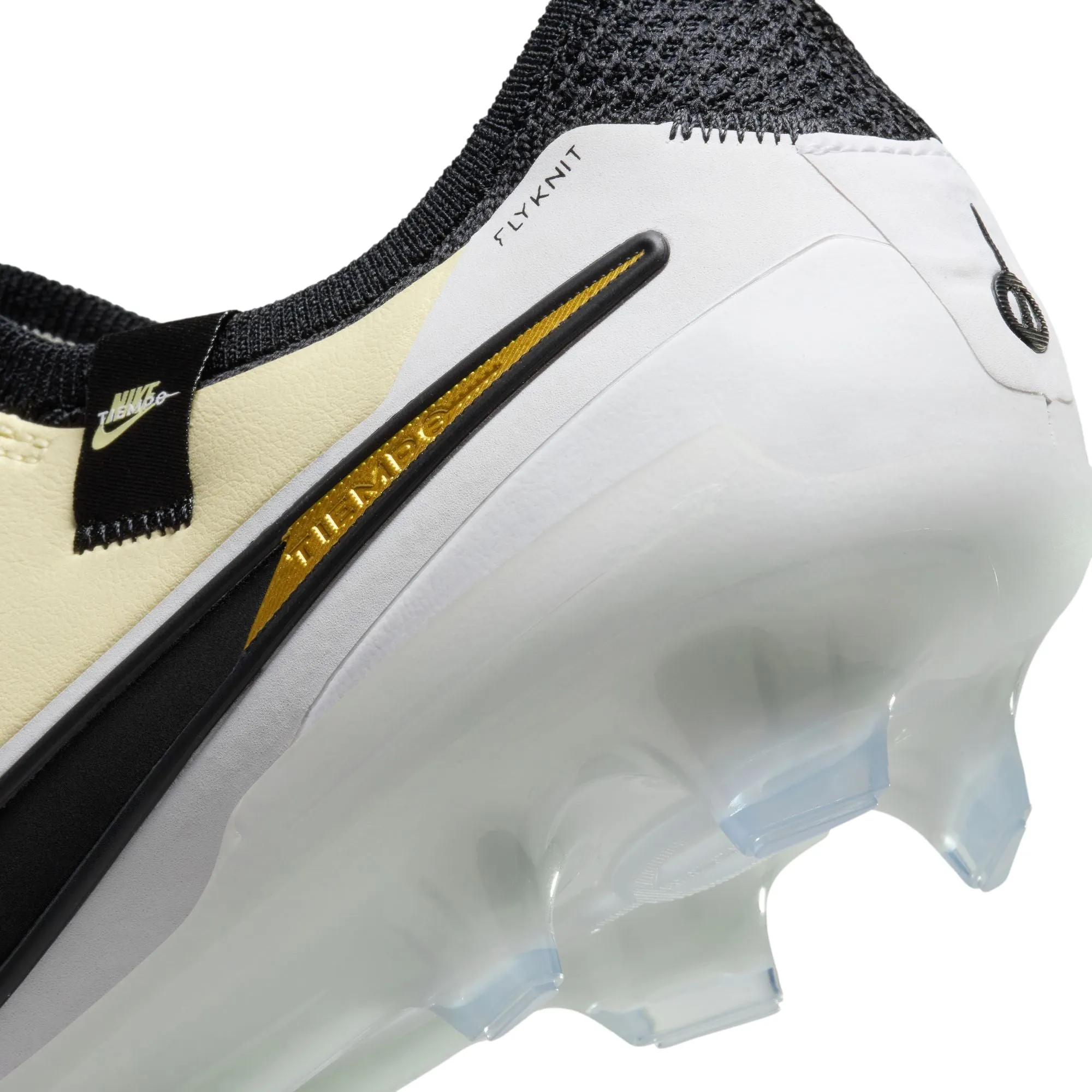 Nike Tiempo Legend 10 Elite FG Firm Ground Soccer Cleat - Lemonade/Black/Metallic Gold