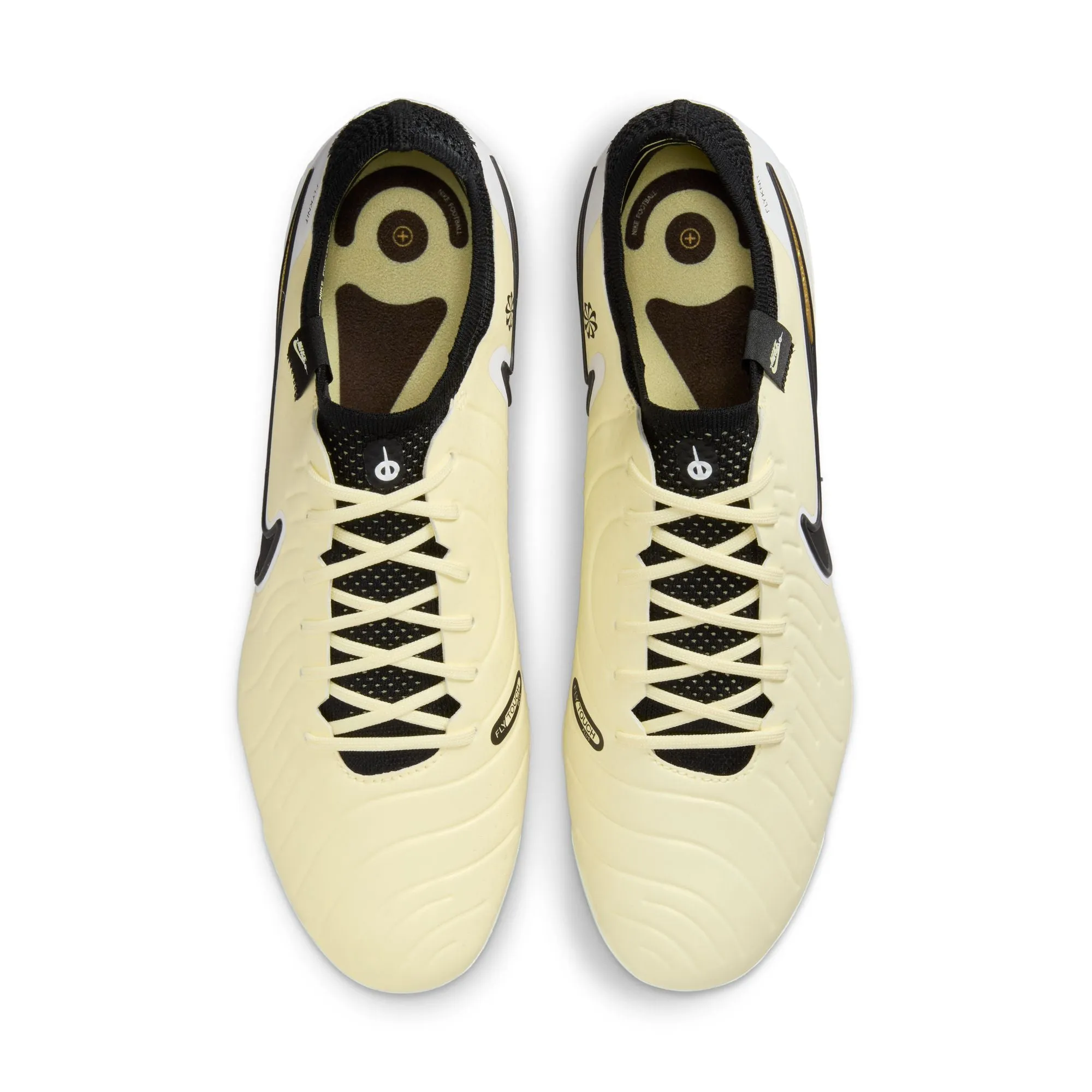 Nike Tiempo Legend 10 Elite FG Firm Ground Soccer Cleat - Lemonade/Black/Metallic Gold