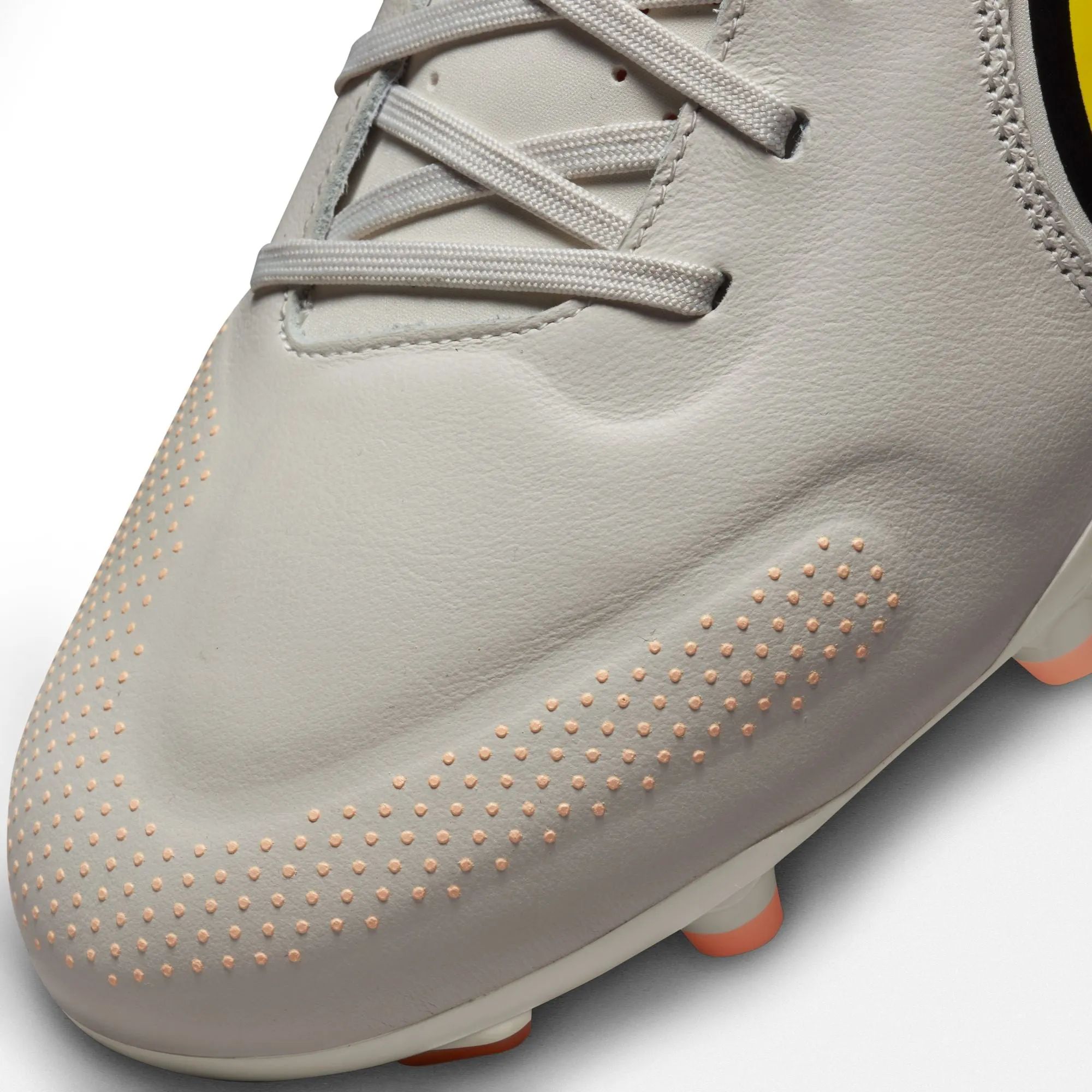 Nike Tiempo Legend 9 Academy FG/MG Firm Ground Soccer Cleat - Phantom/Yellow Strike/Sunset Glow