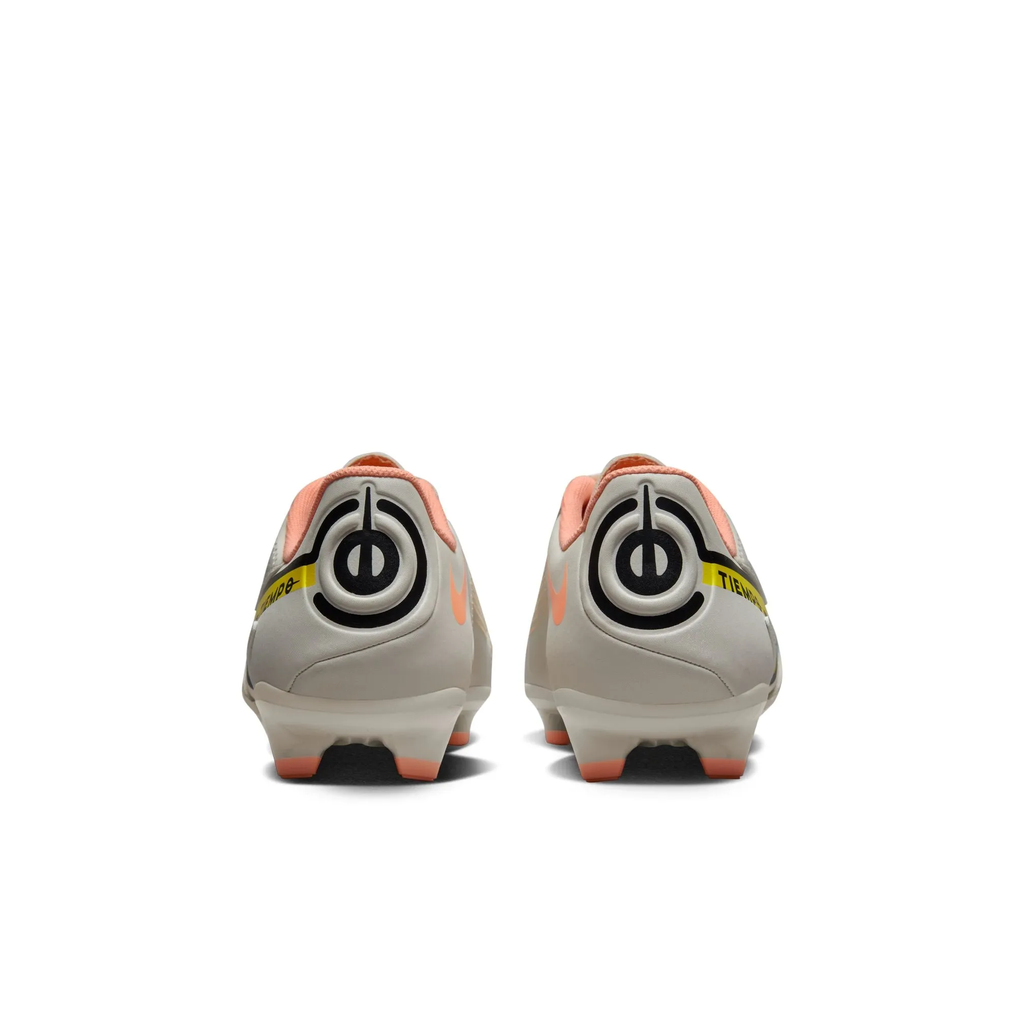 Nike Tiempo Legend 9 Academy FG/MG Firm Ground Soccer Cleat - Phantom/Yellow Strike/Sunset Glow