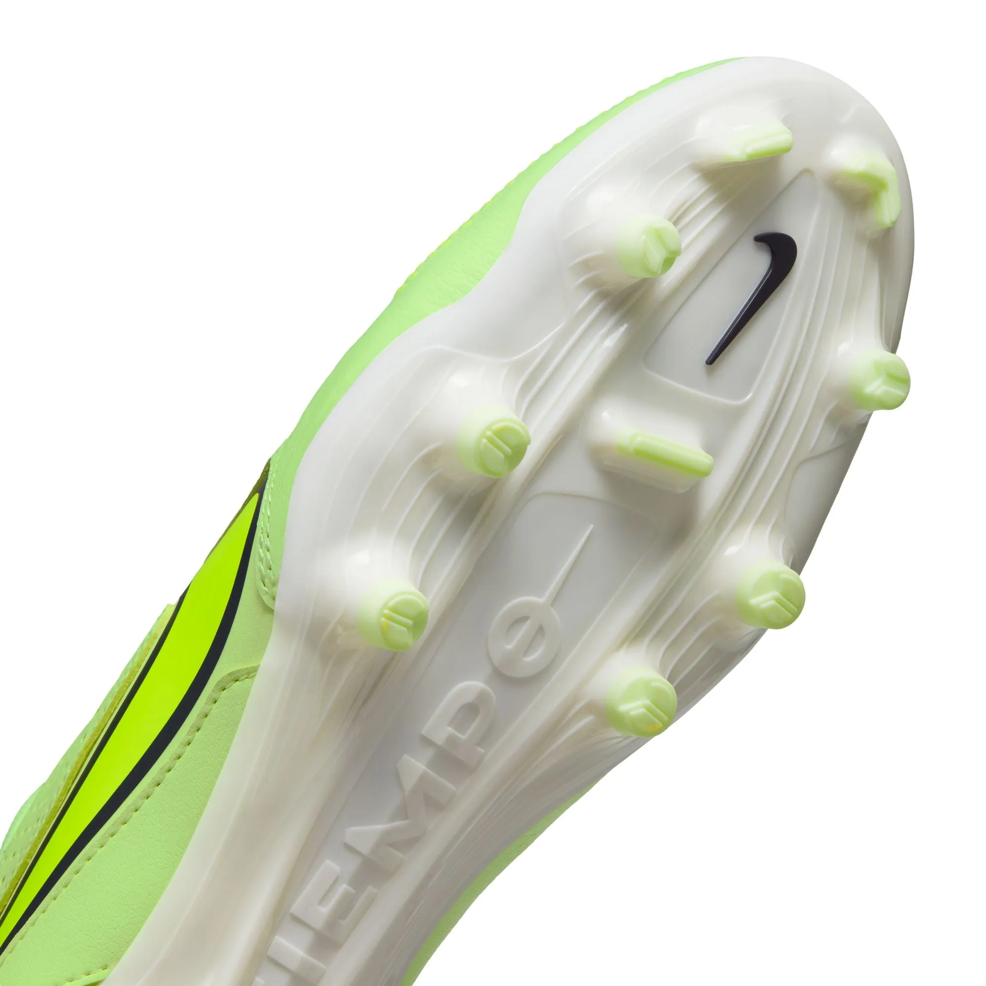 Nike Tiempo Legend 9 Academy FG/MG Firm Ground Soccer Cleat - Yellow/White/Dark Grey