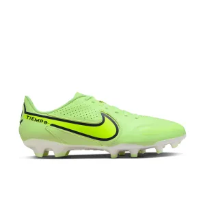 Nike Tiempo Legend 9 Academy FG/MG Firm Ground Soccer Cleat - Yellow/White/Dark Grey