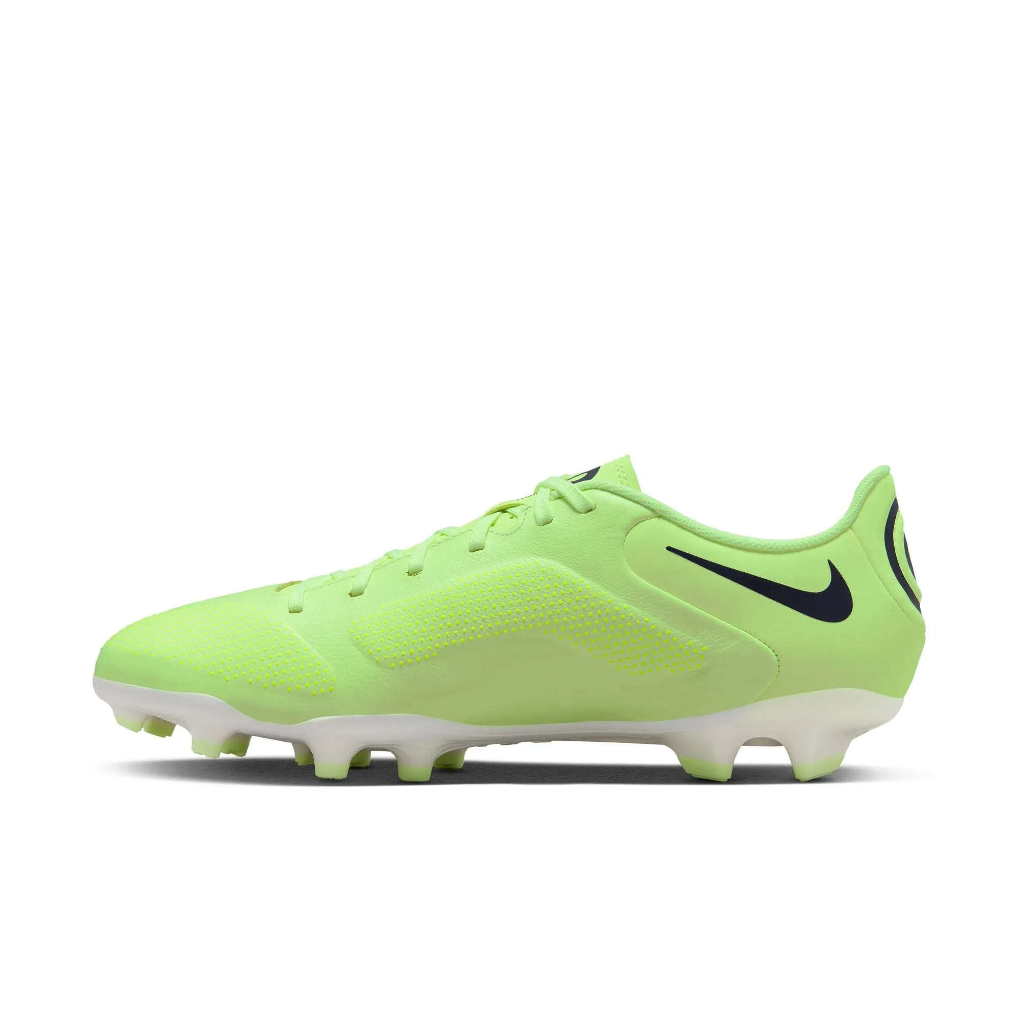 Nike Tiempo Legend 9 Academy FG/MG Firm Ground Soccer Cleat - Yellow/White/Dark Grey