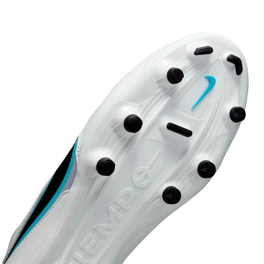 Nike Tiempo Legend 9 Academy FG/MG -	WHITE/BLACK-BALTIC BLUE-PINK BLAST