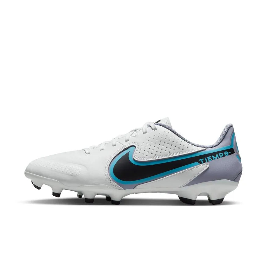 Nike Tiempo Legend 9 Academy FG/MG -	WHITE/BLACK-BALTIC BLUE-PINK BLAST