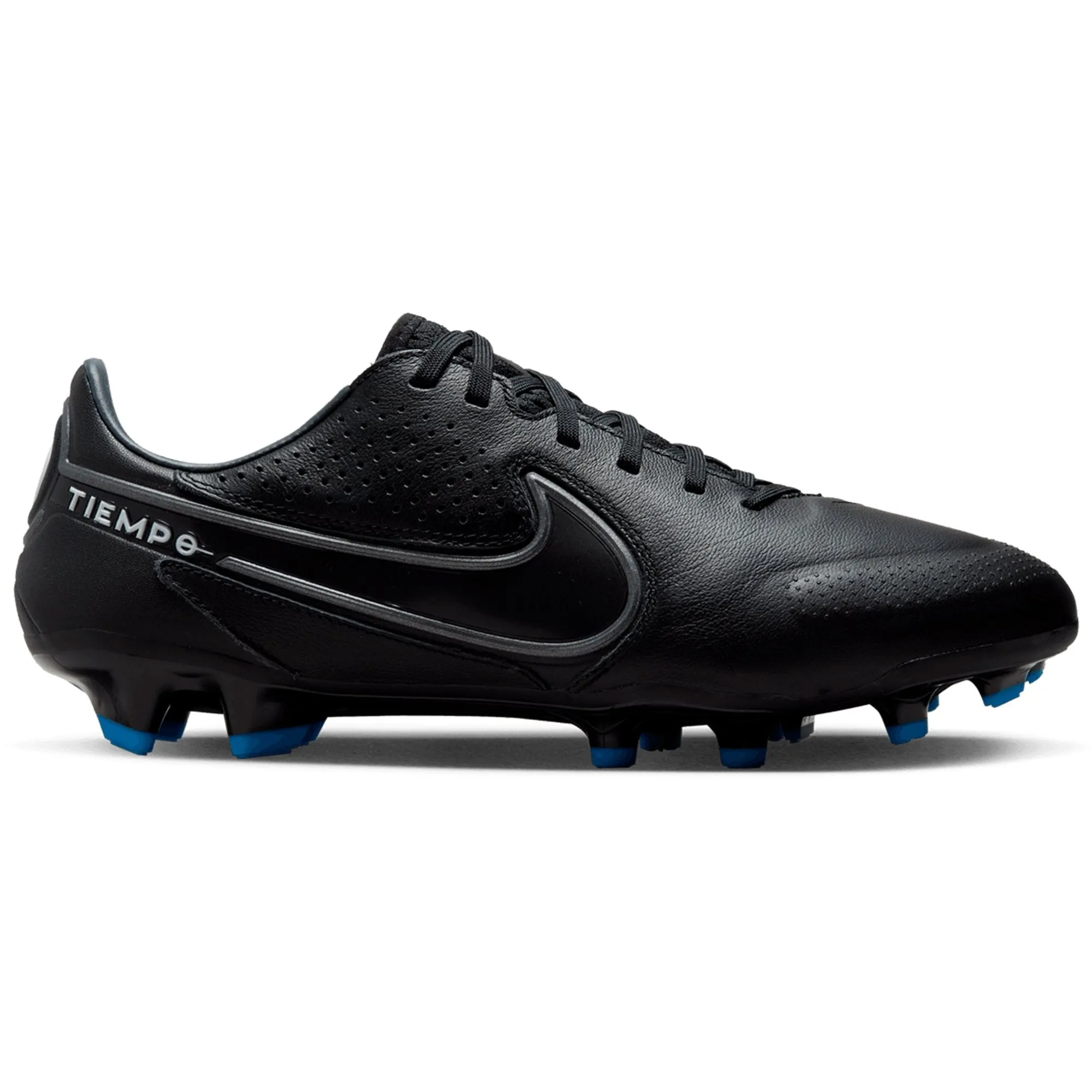 Nike Tiempo Legend 9 Pro FG Firm Ground Soccer Cleats - Black/DarkSmokeGrey/SummitWhite