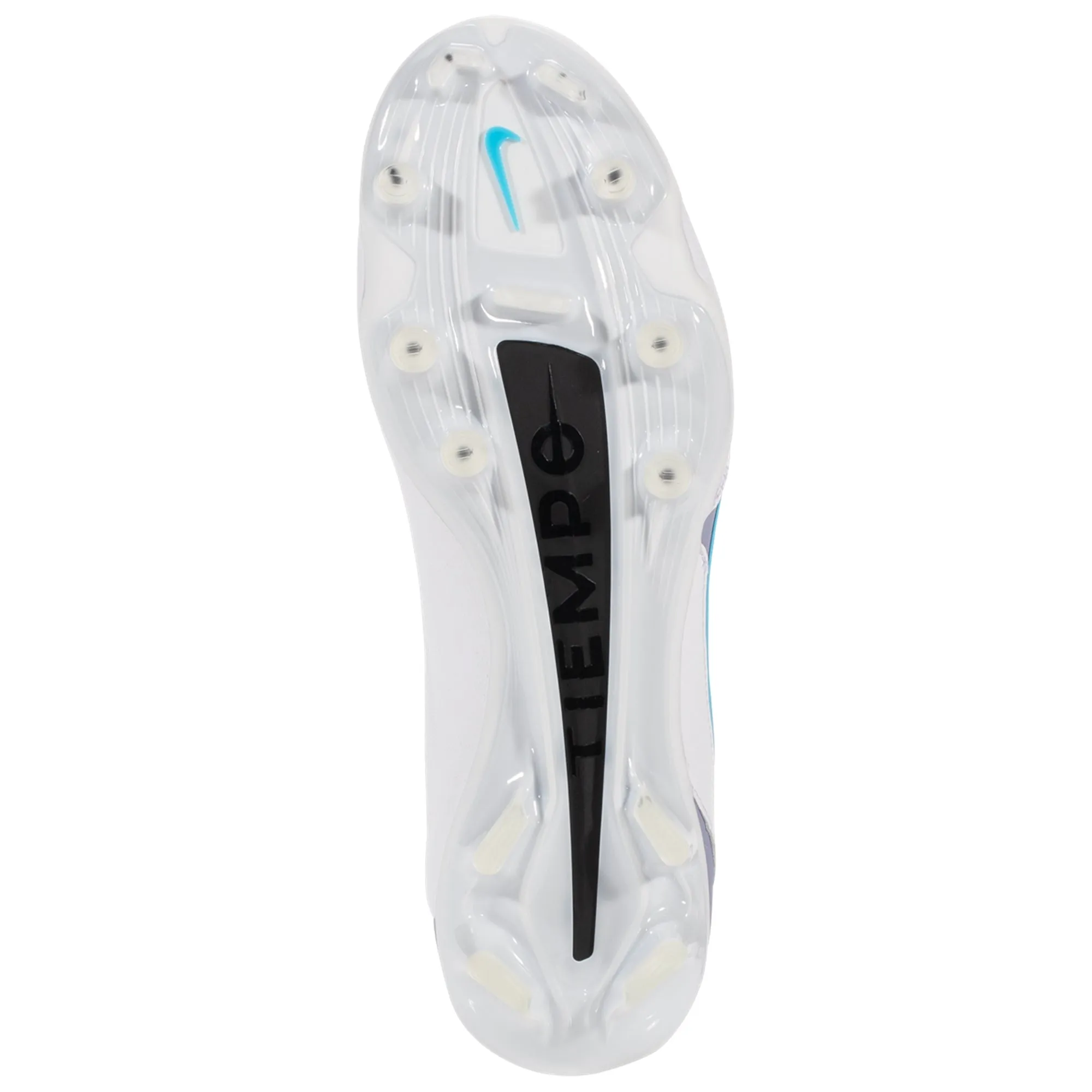 Nike Tiempo Legend 9 Pro FG Firm Ground Soccer Cleats - White/Black/Blue/Pink