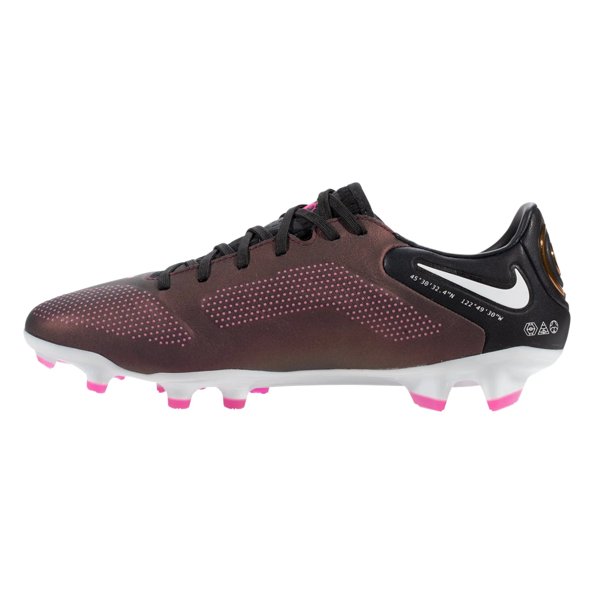 Nike Tiempo Legend 9 Pro Q FG Firm Ground Soccer Cleats - Space Purple/White