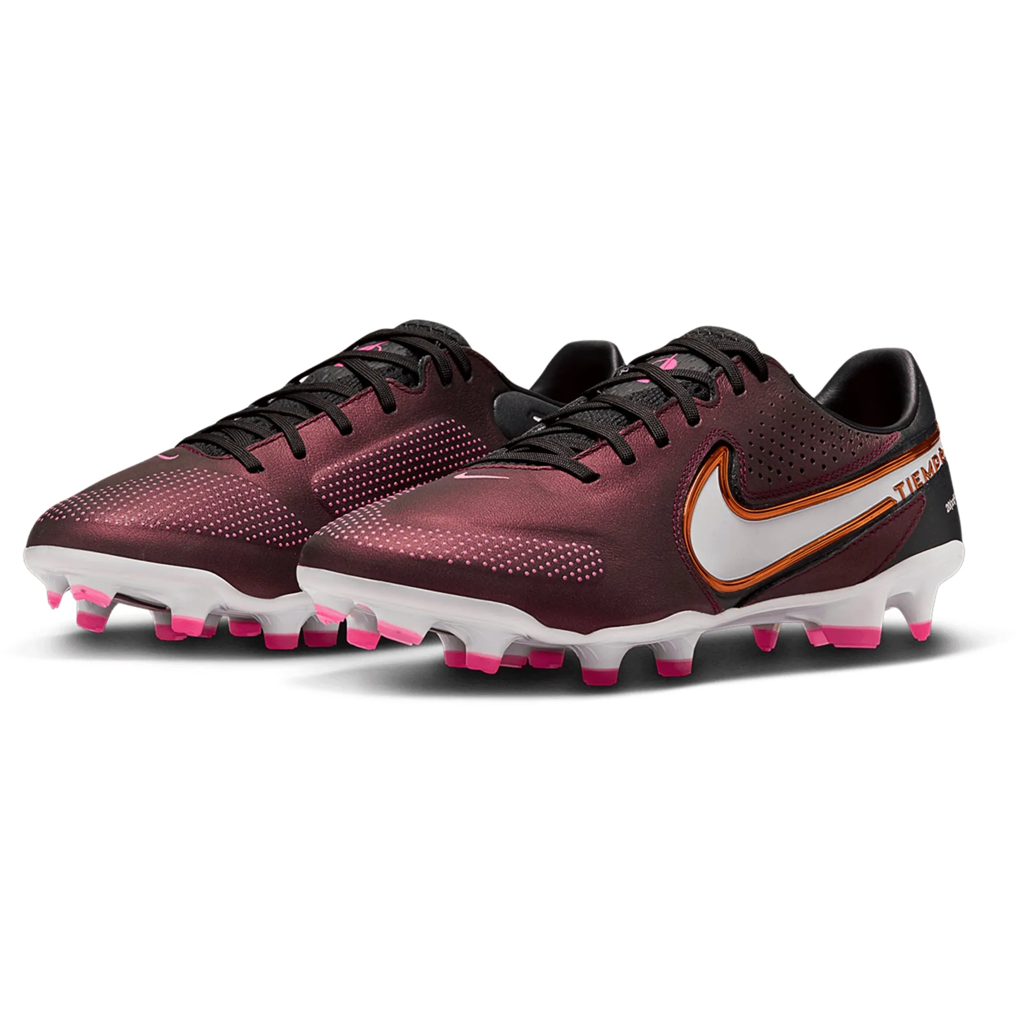 Nike Tiempo Legend 9 Pro Q FG Firm Ground Soccer Cleats - Space Purple/White