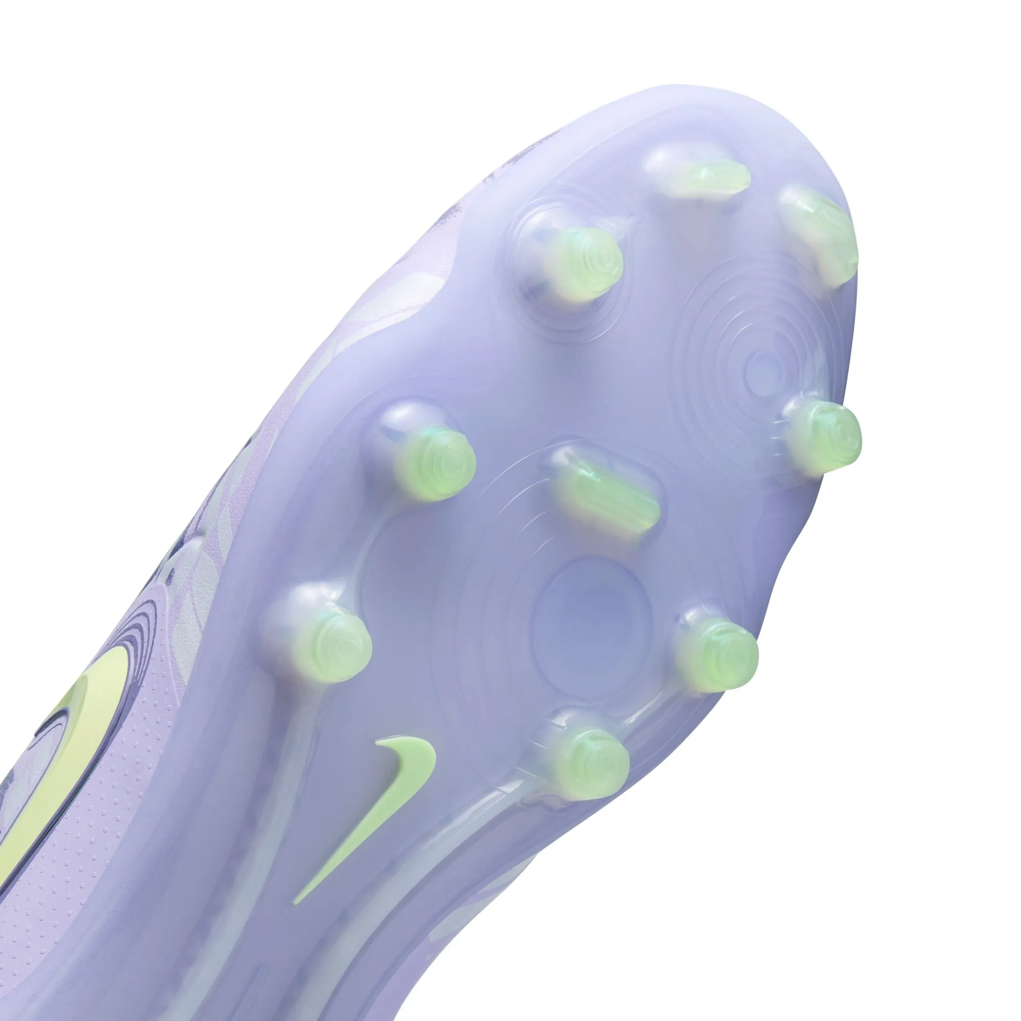 Nike United Tiempo Legend 10 Elite FG Firm Ground Soccer Cleat - Purple Agate/Barely Volt