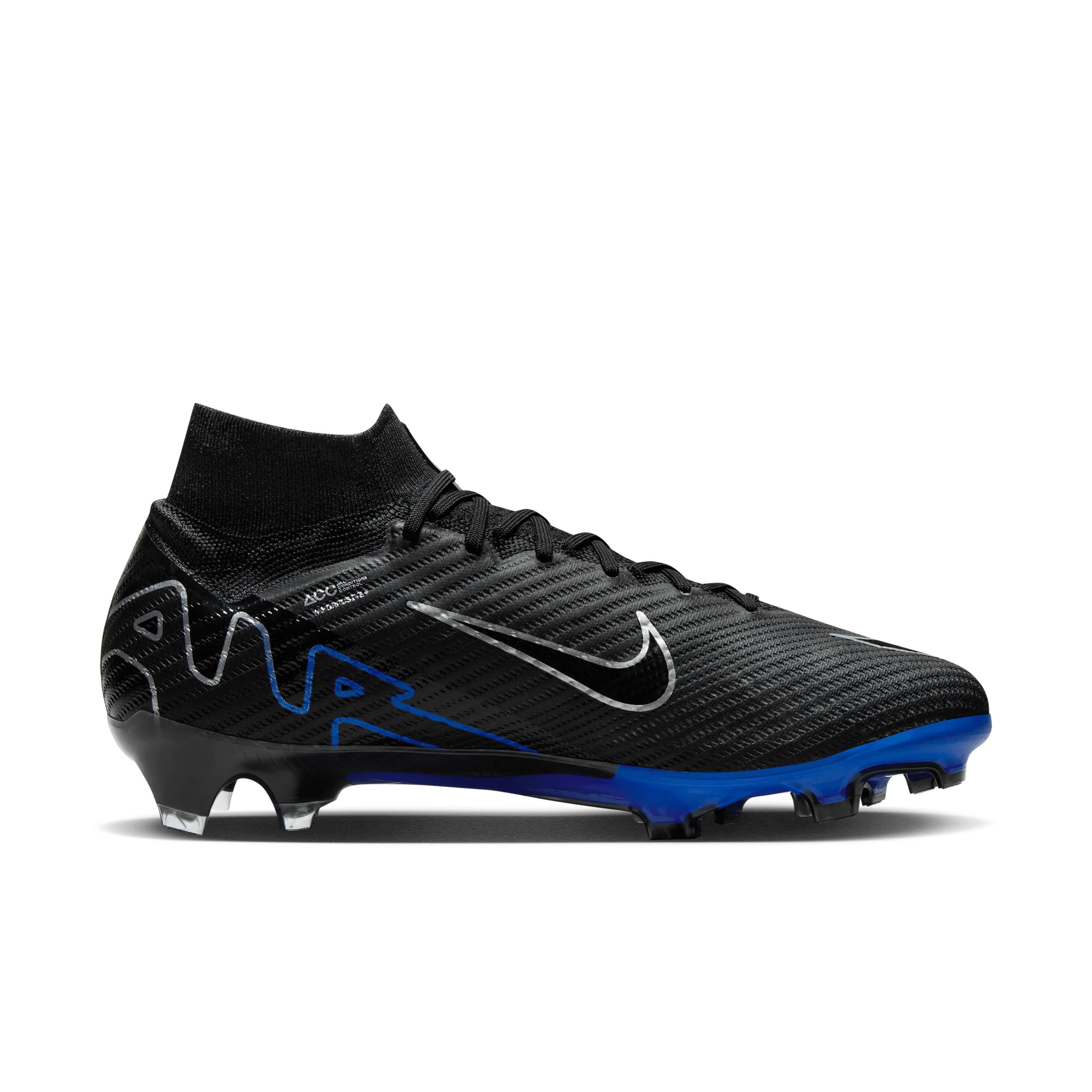 Nike Zoom Mercurial Superfly 9 Elite FG-Black/Blue
