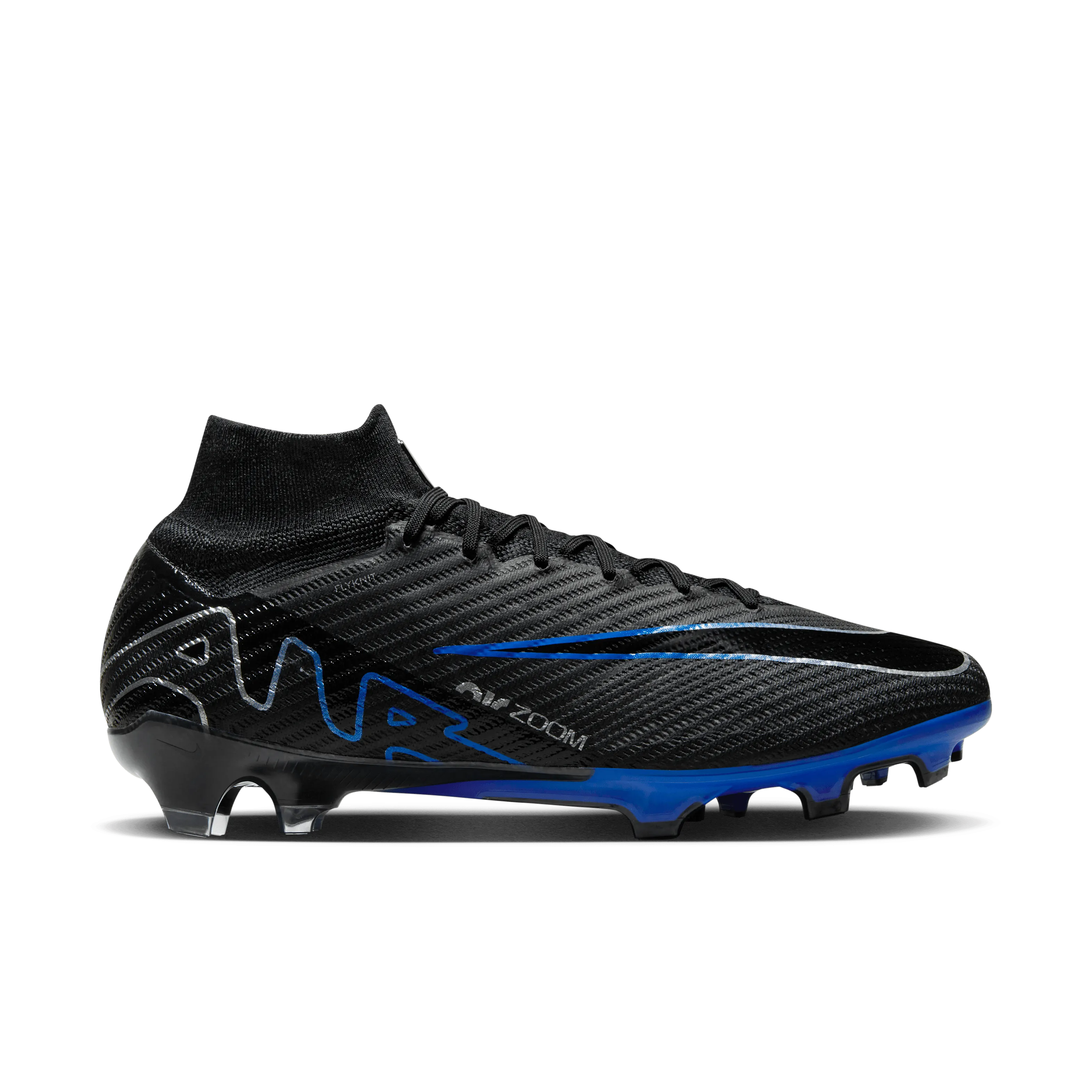 Nike Zoom Mercurial Superfly 9 Elite FG-Black/Blue