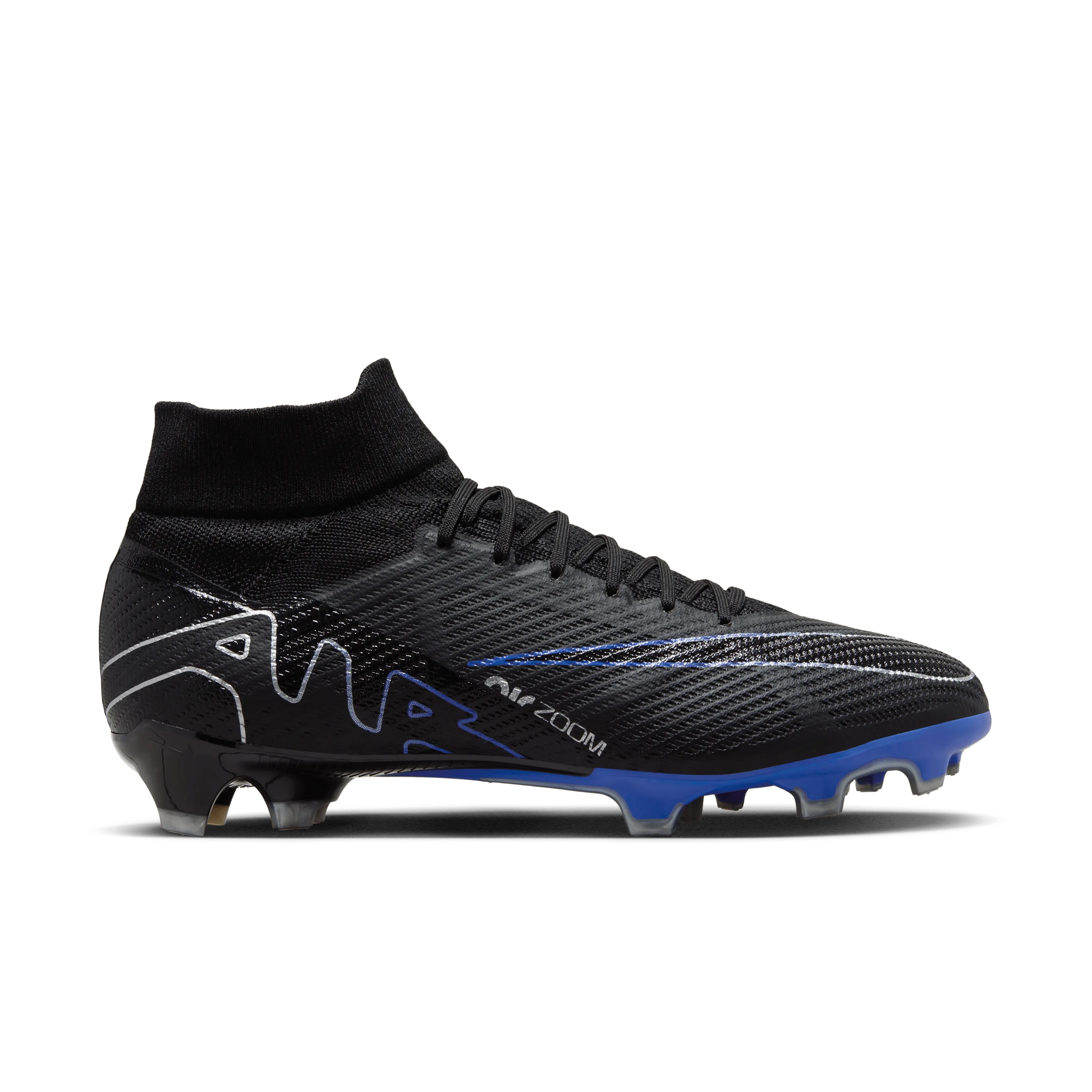 Nike Zoom Mercurial Superfly 9 Pro FG-Black/Blue