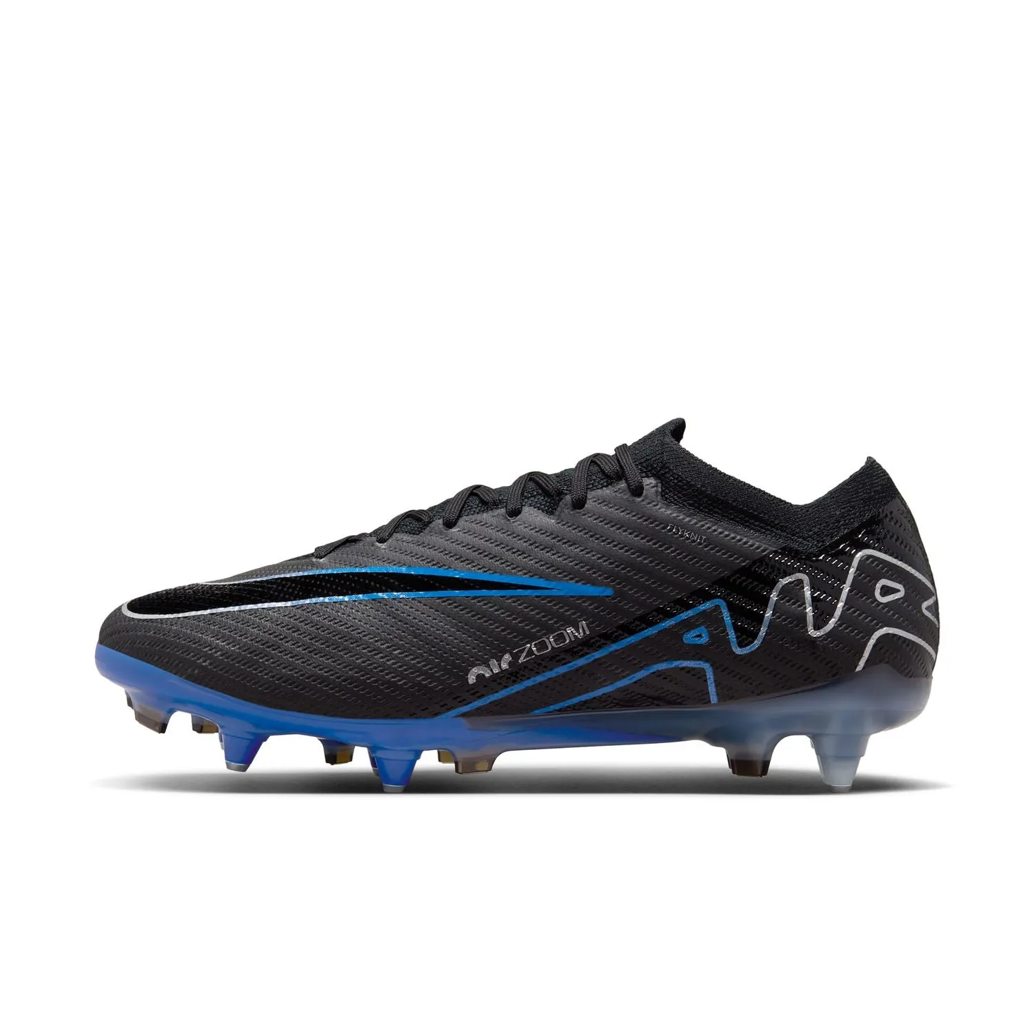 Nike  Zoom Vapor15 Elite SG-Pro AC - BLACK/CHROME-HYPER ROYA
