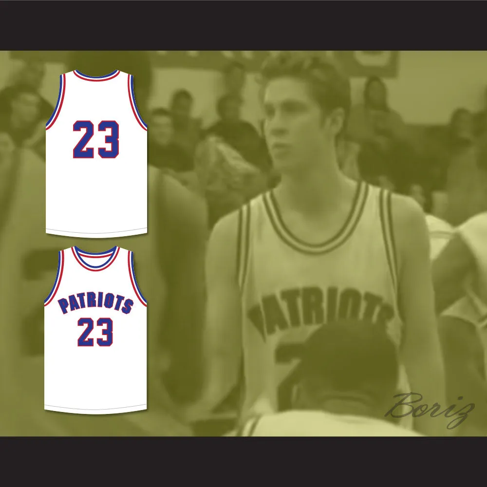 Noah Greggory 23 Will Foster High School Patriots White Basketball Jersey The Red Sneakers