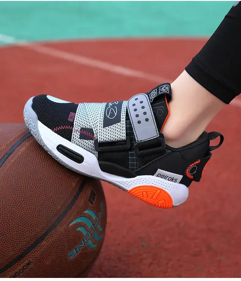 OleOle New Unisex Kids Basketball Shoes - Non-slip Lightweight Outdoor Sneakers (3 years )