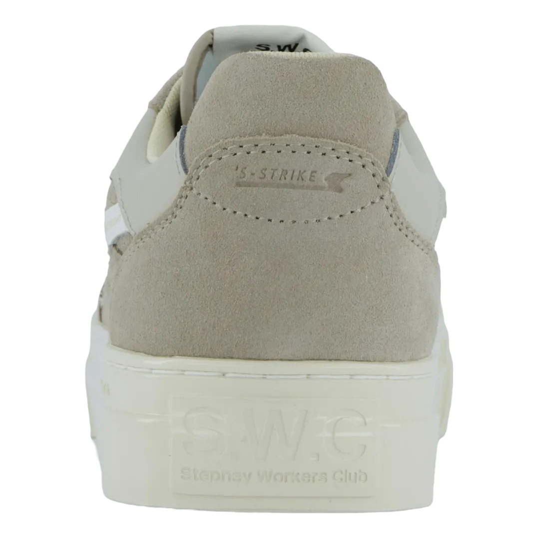 Pearl S-strike Suede Lt Grey & White