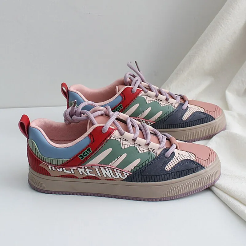 Platform Shoes Women Casual Sneakers Woman Flats Sports Designer Sneakers Women Shoes Woman Tennis Female Basket Girls Shoe New