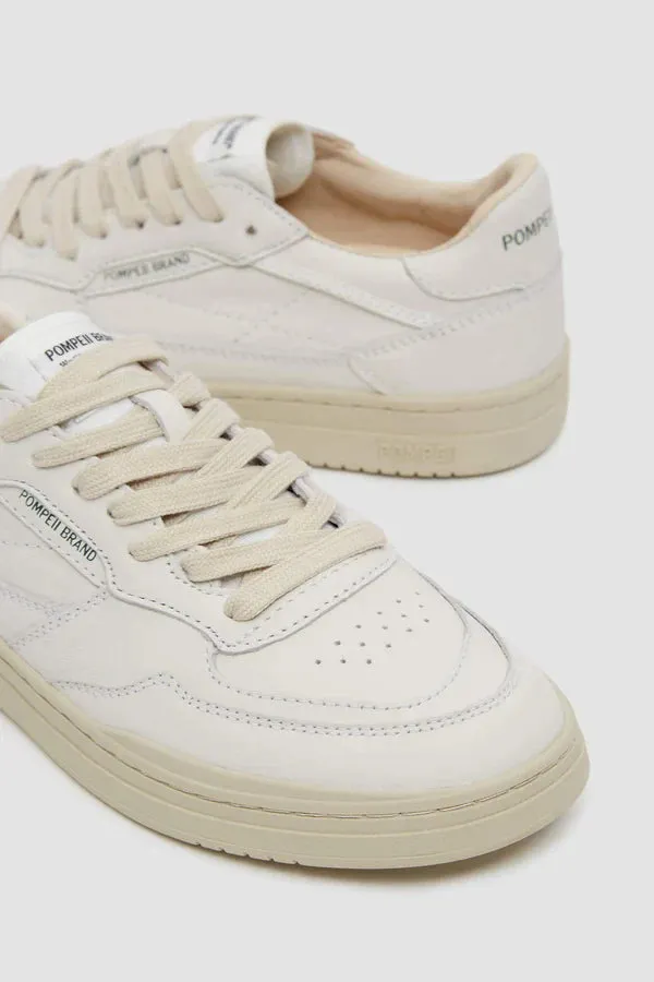 Pompeii Brand Elan Leather Off White