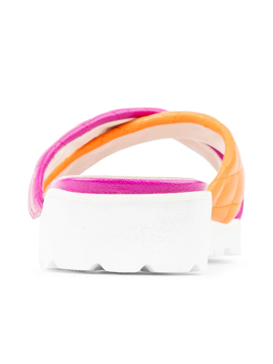 Pop Criss-Cross Lug Sole Sandal