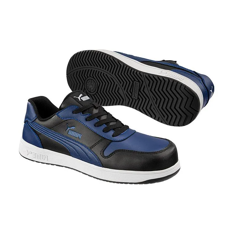 Puma Blue/Black Frontcourt Low Fibreglass Toe Cap Lace Up Safety Shoe (640277) (Pre Order)