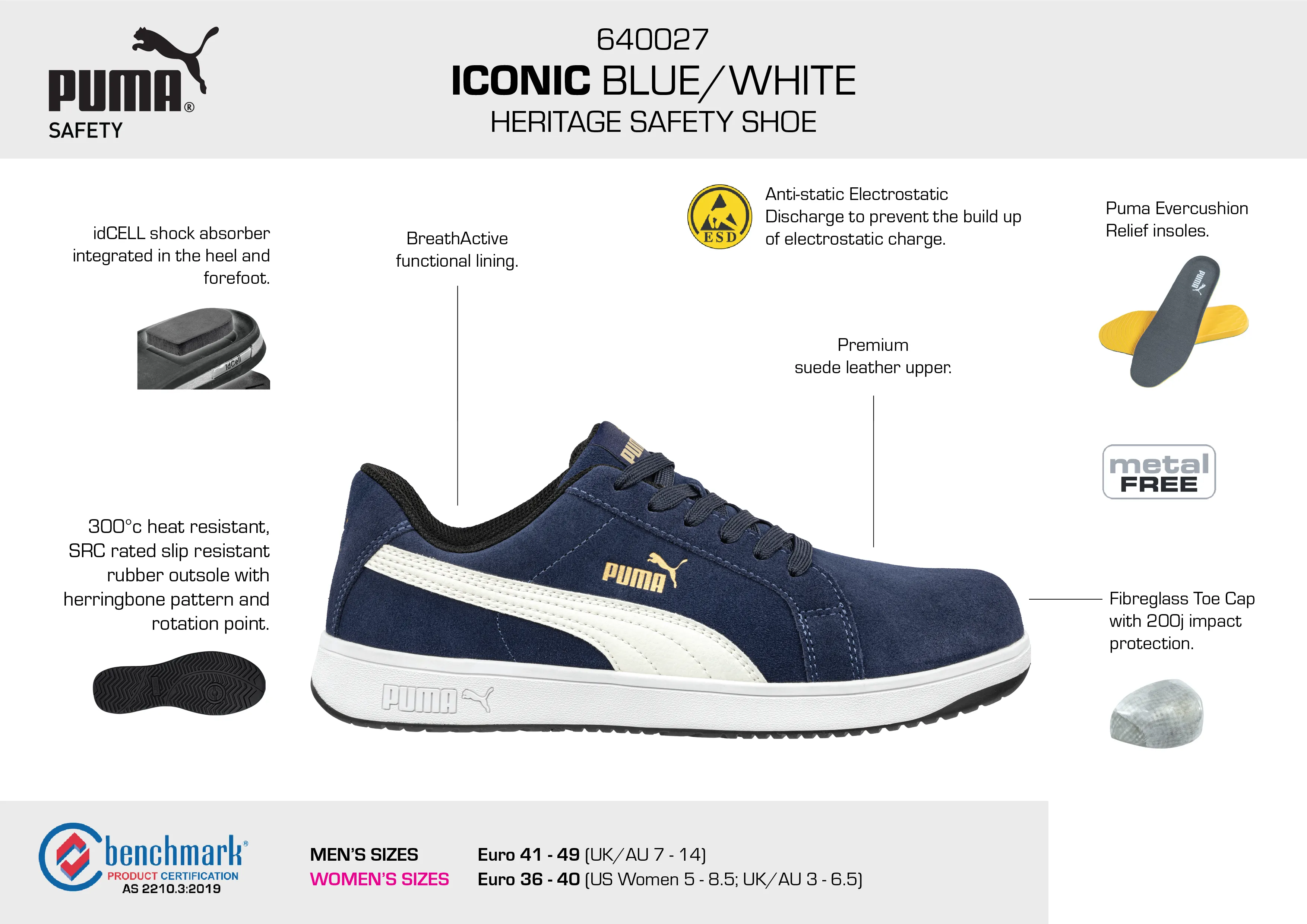 PUMA Iconic Blue/White (PUM640027)