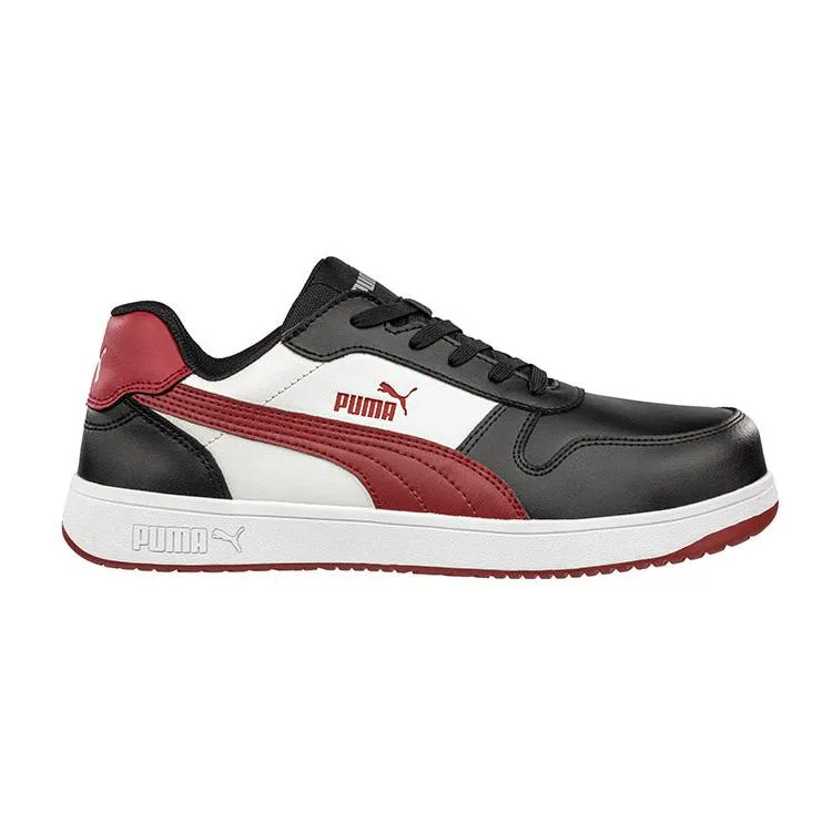 Puma Red/Black Frontcourt Low Fibreglass Toe Cap Lace Up Safety Shoe (640207) (Pre Order)