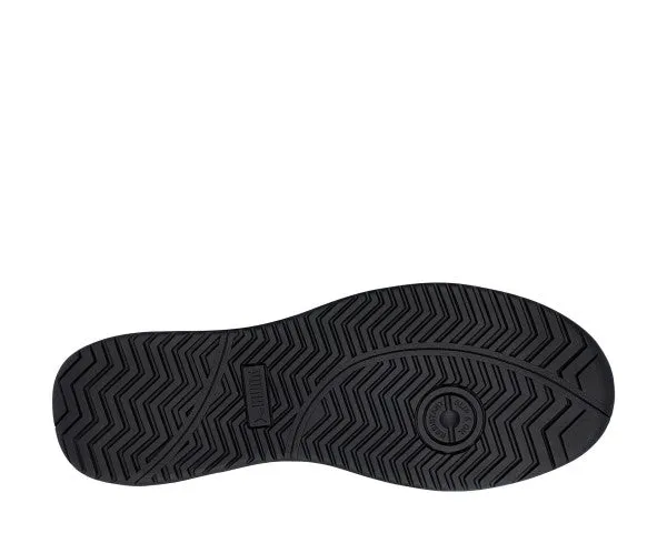 Puma Women's 630315 Iconic Black/Black Suede Mid Composite Safety Toe Metal Free Work Shoes
