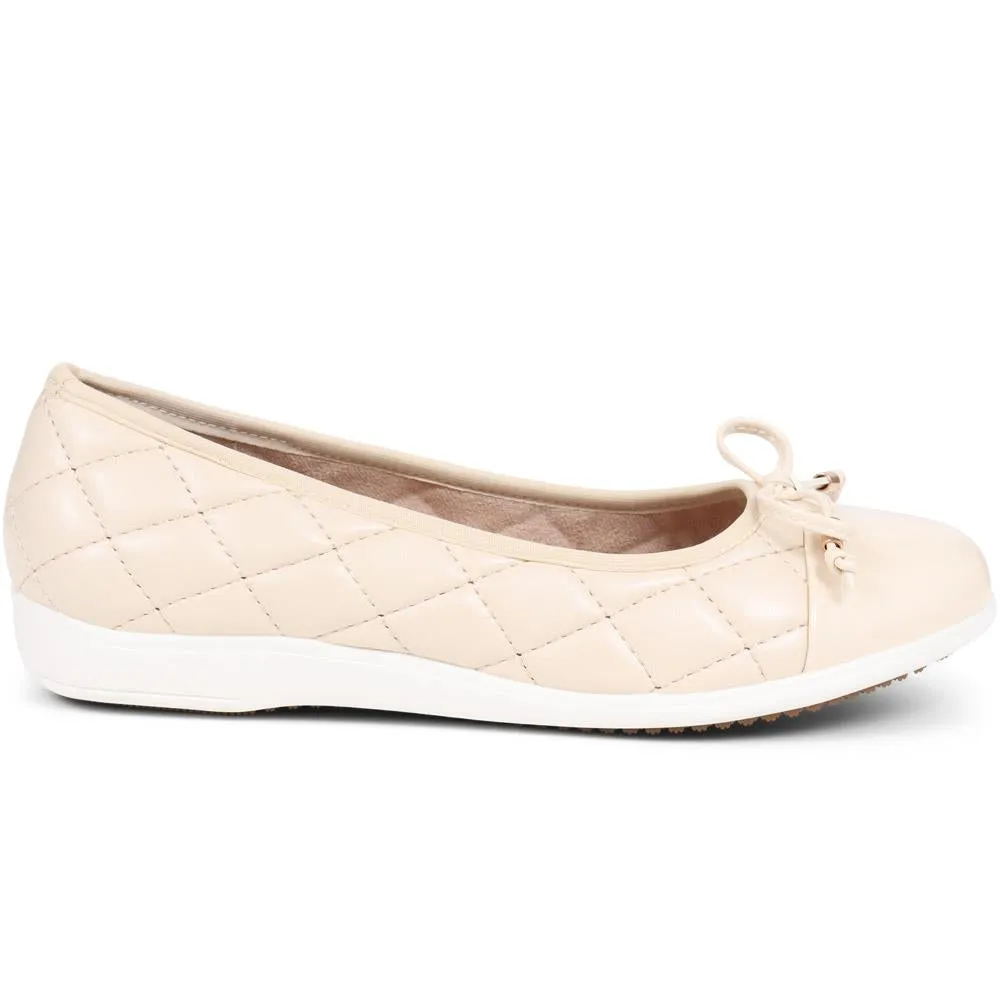Quilted Ballet Pumps  - WBINS39122 / 325 508