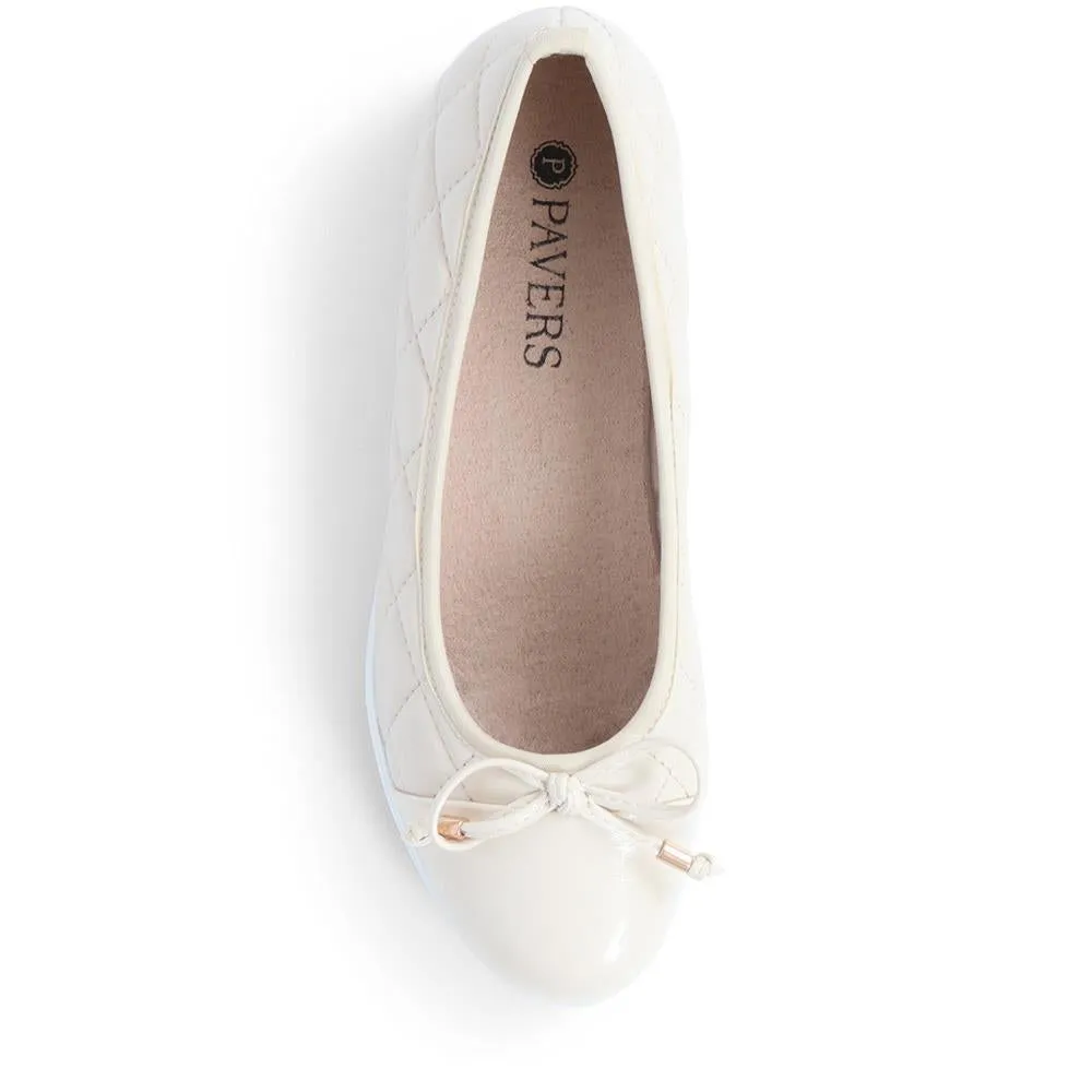 Quilted Ballet Pumps  - WBINS39122 / 325 508