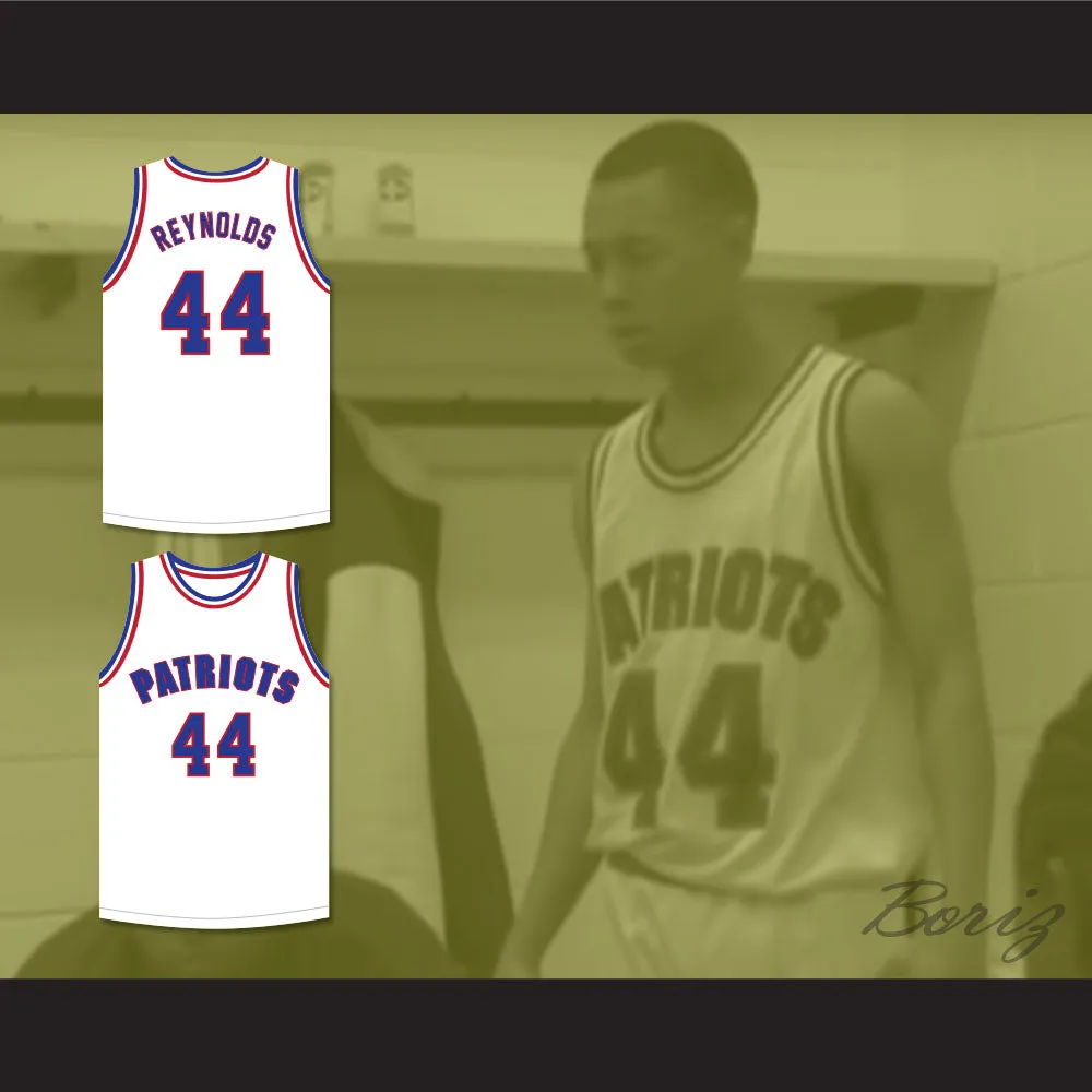 Reggie Reynolds 44 Will Foster High School Patriots White Basketball Jersey The Red Sneakers 2