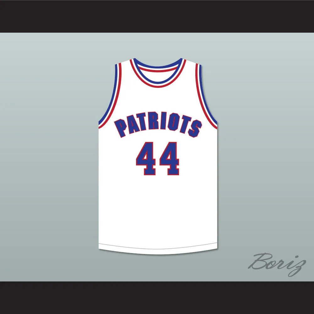 Reggie Reynolds 44 Will Foster High School Patriots White Basketball Jersey The Red Sneakers 2