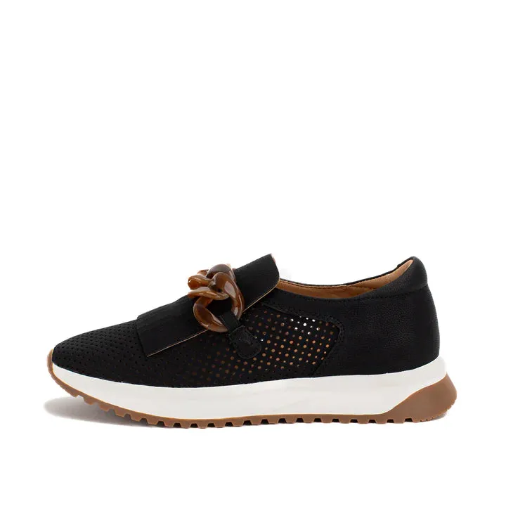 Riska Slip on Loafer-Black