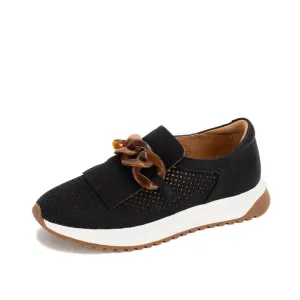 Riska Slip on Loafer-Black