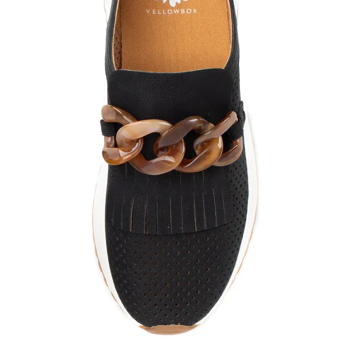 Riska Slip on Loafer-Black