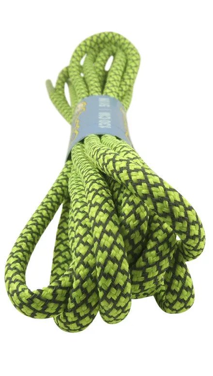 Rope Style Round Reflective Neon Yellow Laces - 5mm wide