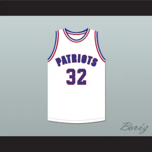 Roscoe 32 Will Foster High School Patriots White Basketball Jersey The Red Sneakers