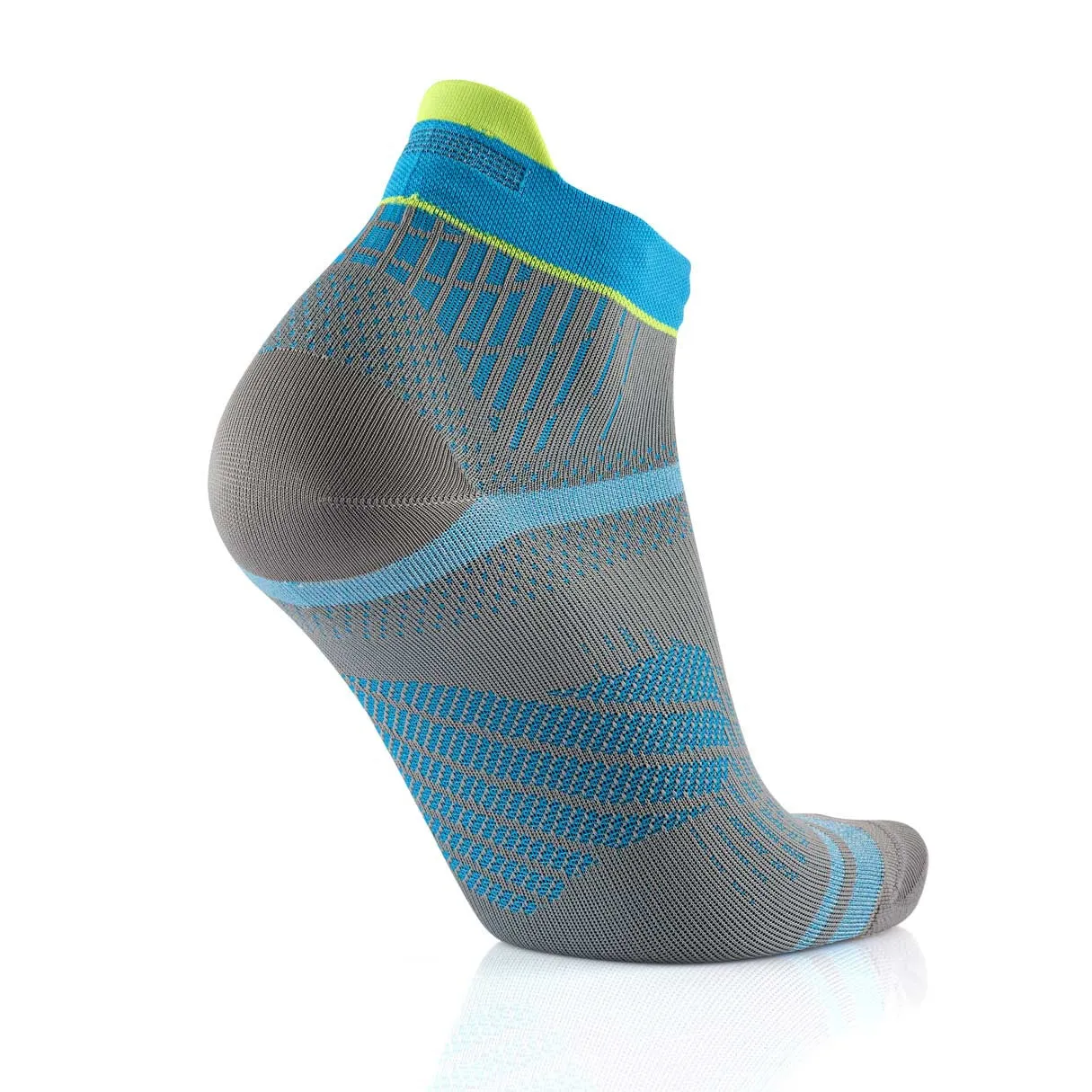 Running socks - Run Feel grey/turquoise