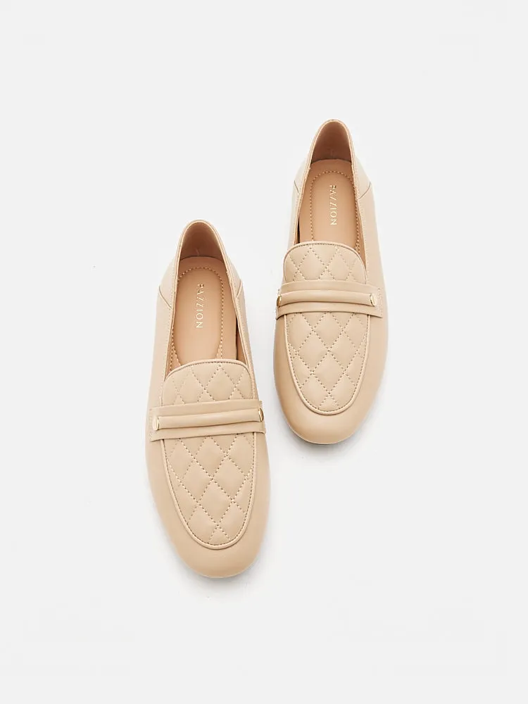 Sandra Quilted Loafers